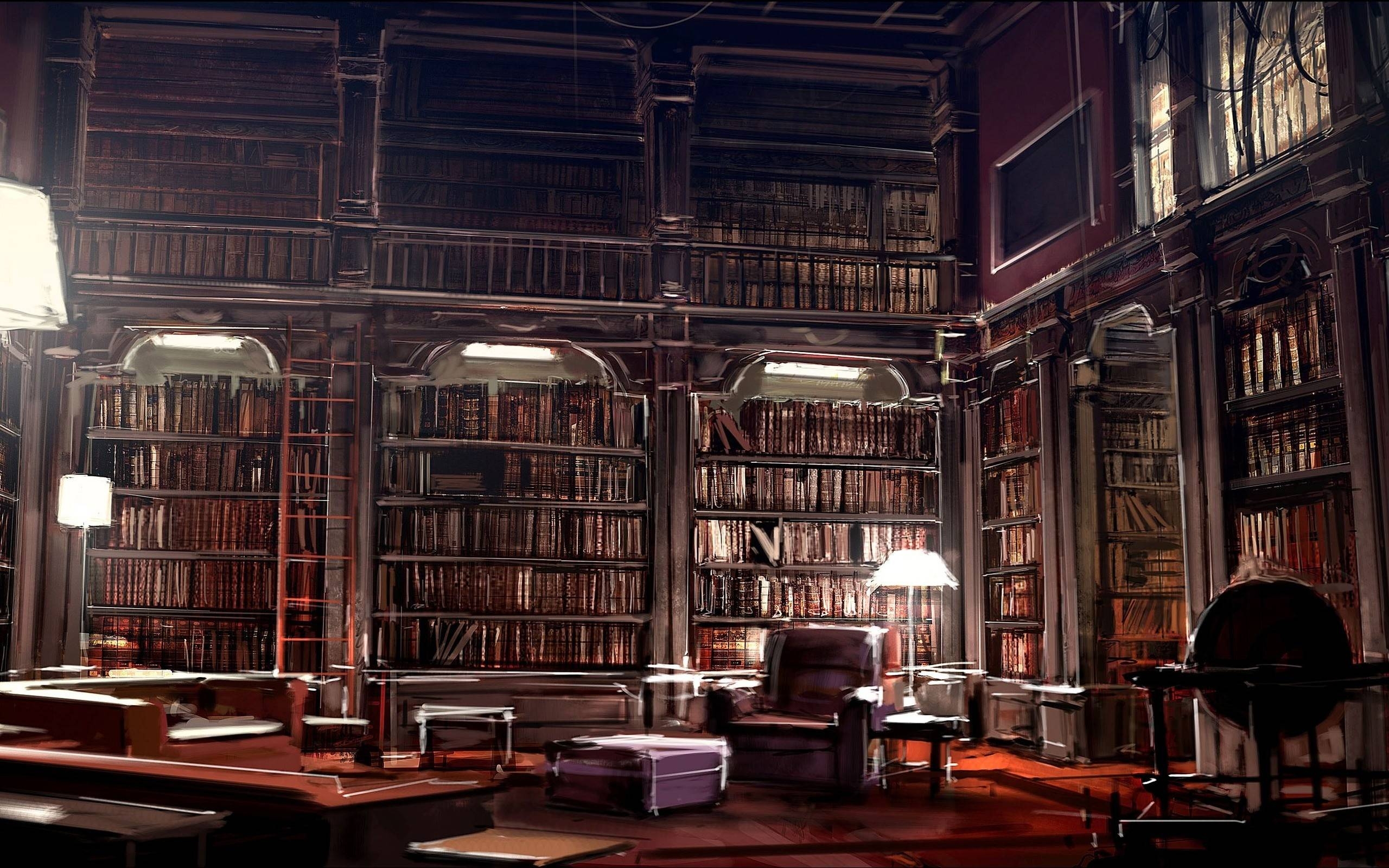 2560x1600 Wallpaper For > Magic Library Wallpaper, Desktop