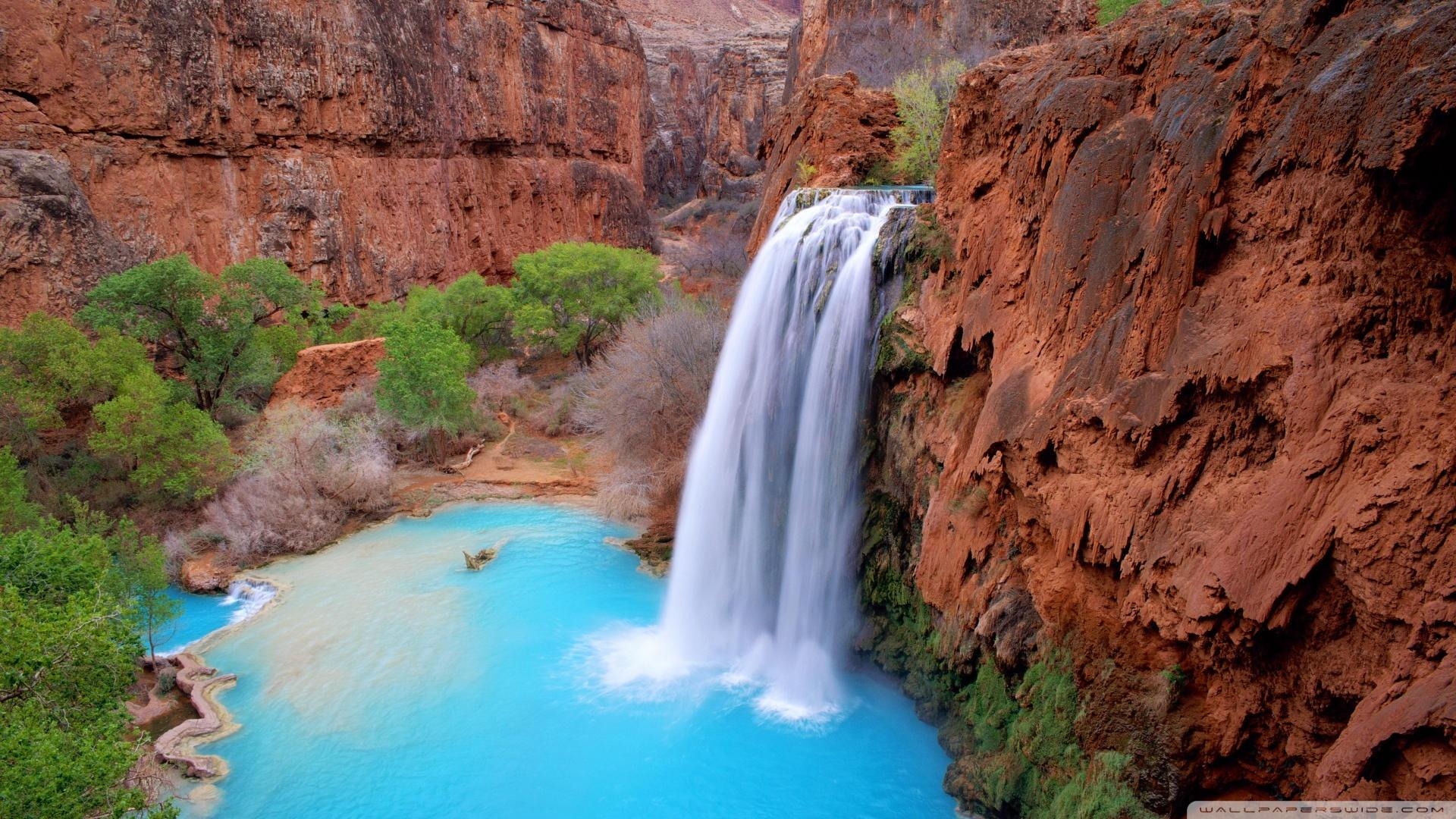 1920x1080 Havasu Falls Arizona ❤ 4K HD Desktop Wallpaper for 4K Ultra HD TV, Desktop