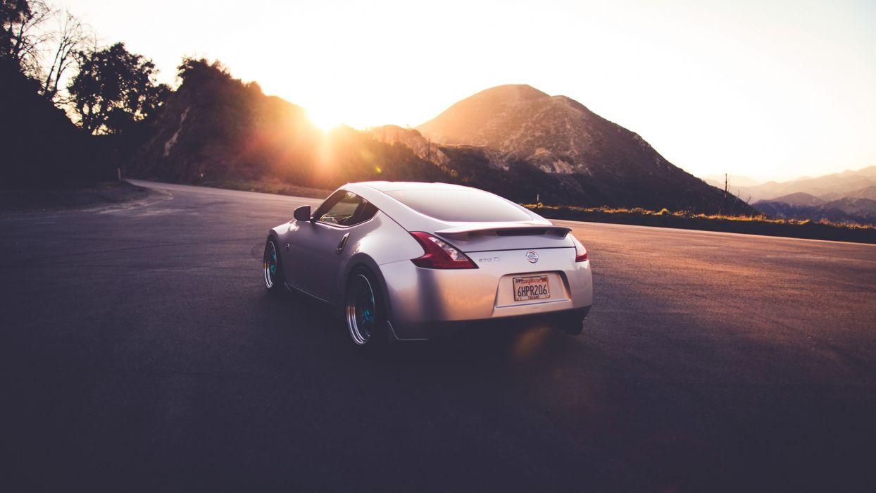 1250x700 Nissan 370z Warm Sunlight Sunset tuning wallpaperx1080, Desktop