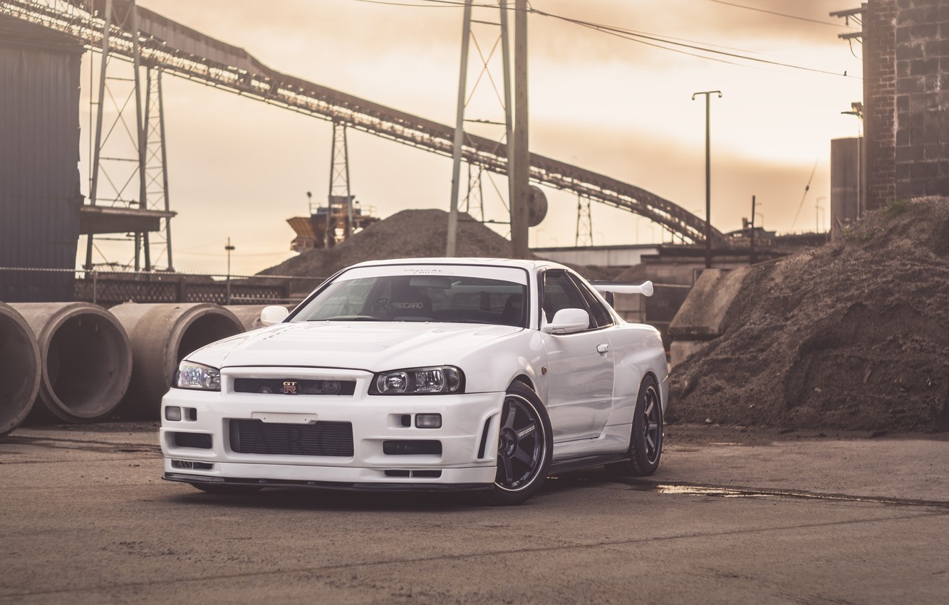 1340x850 Wallpaper GTR, Nissan, White, Skyline, R Facnory image for desktop, section nissan, Desktop