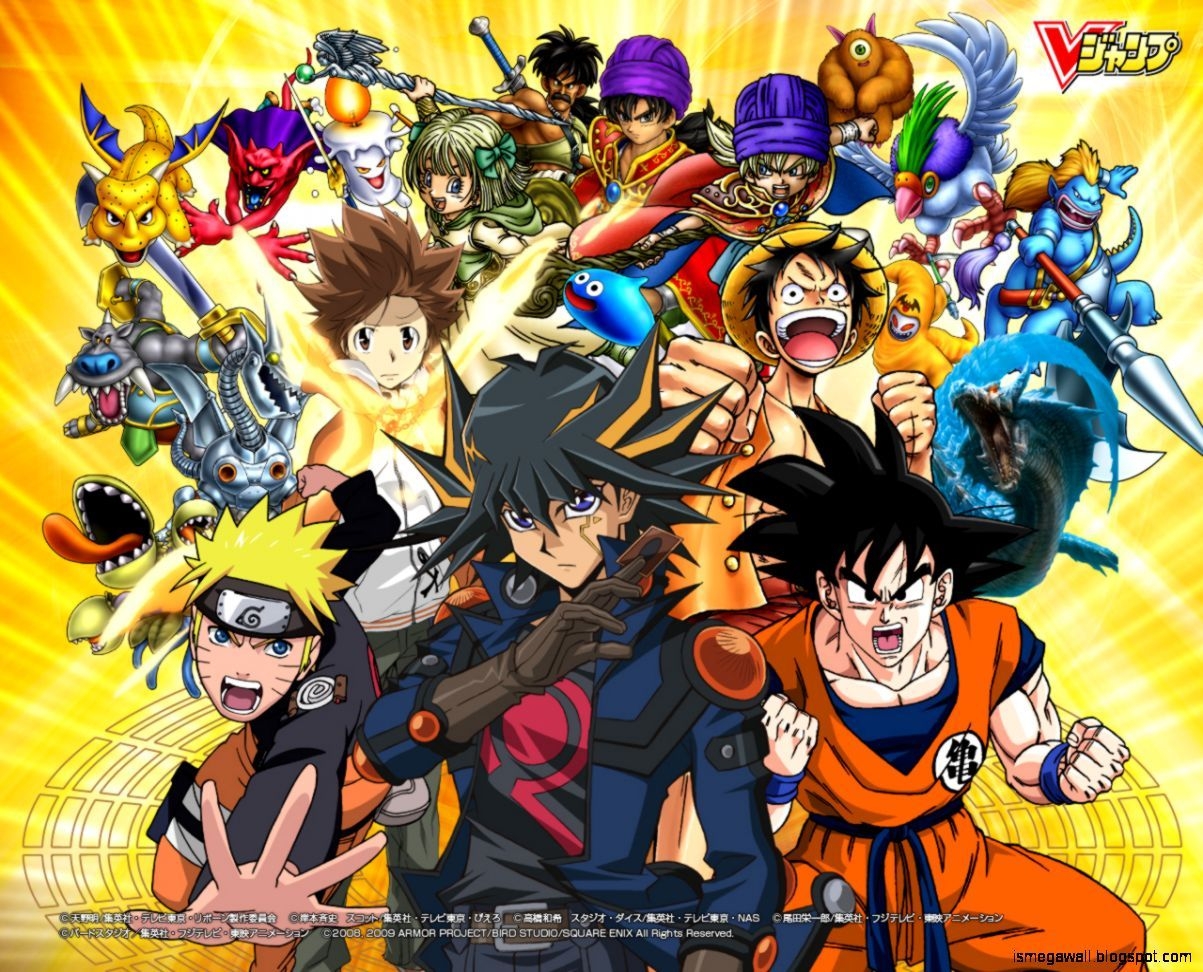 1210x980 Goku Luffy Naruto Ichigo Saiyan Island, Desktop