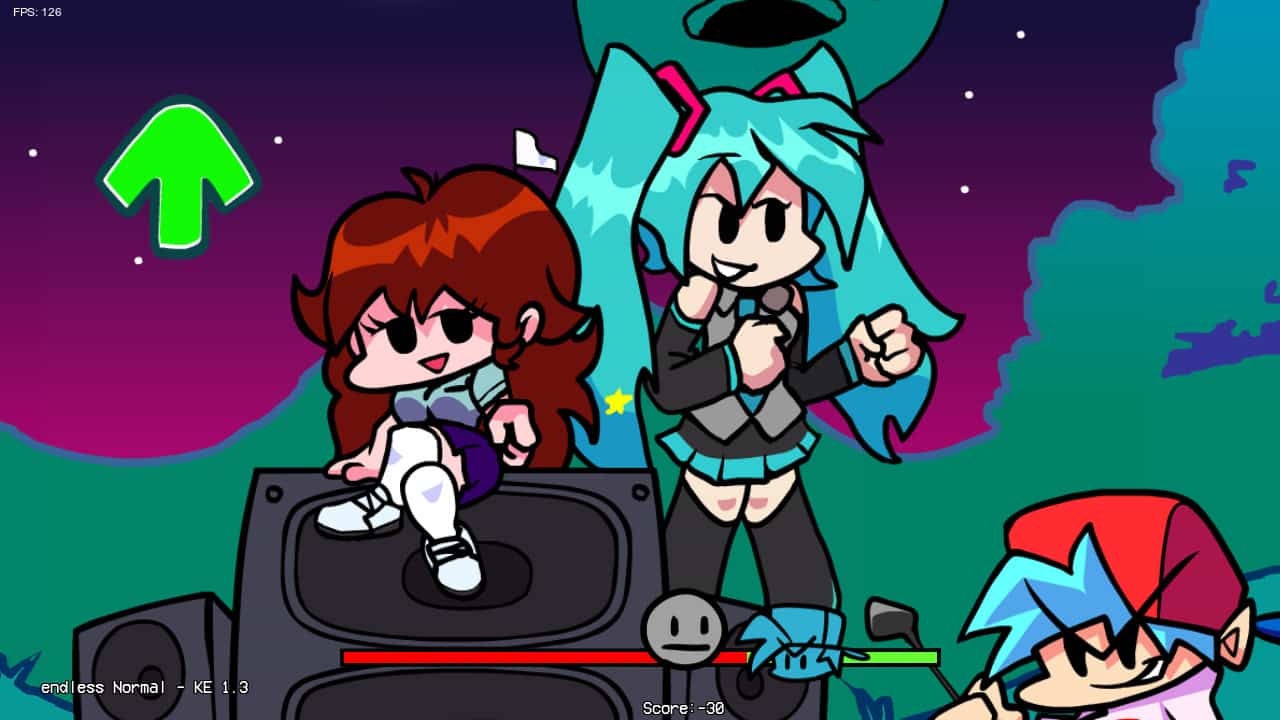 1280x720 Friday Night Funkin Golf Minigame ft. Miku Mod is awesome (Download Link Inside), Desktop