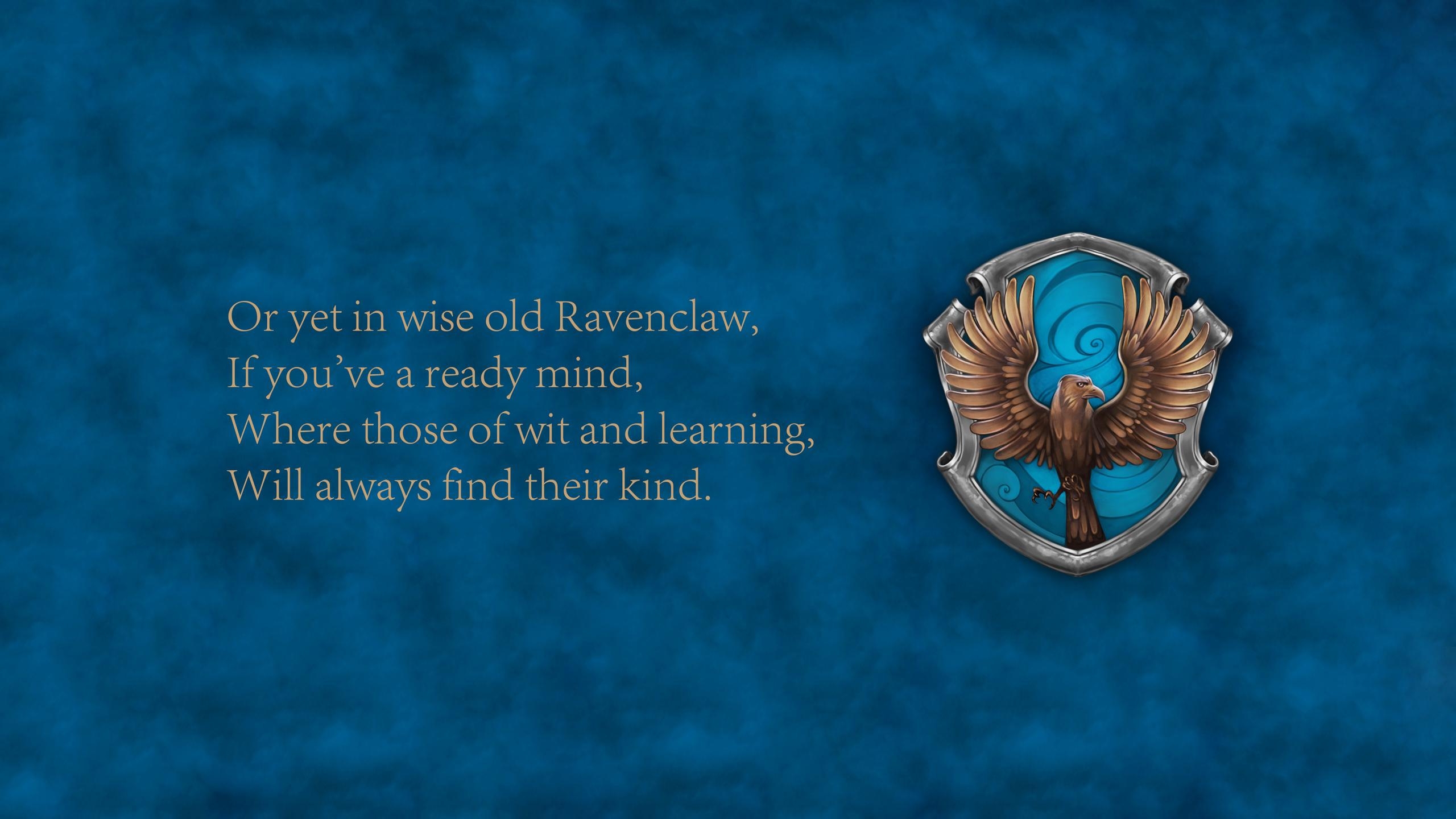 2560x1440 Ravenclaw Potter Wallpaper, Desktop