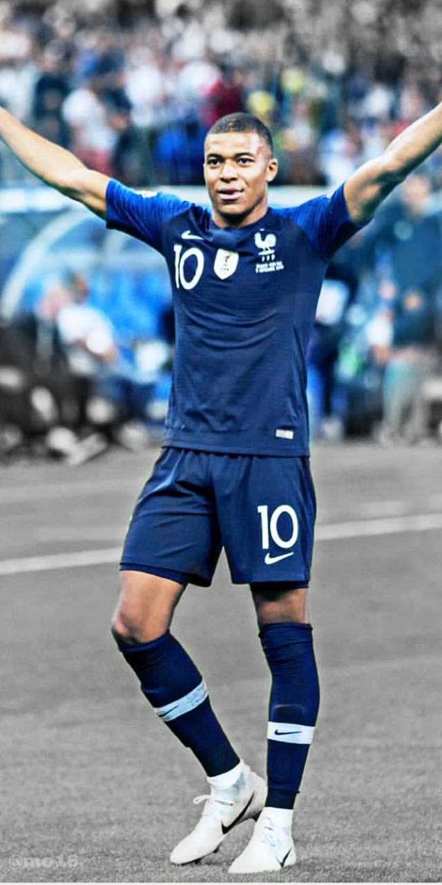 640x1280 Mbappe 10 France wallpaper, Phone