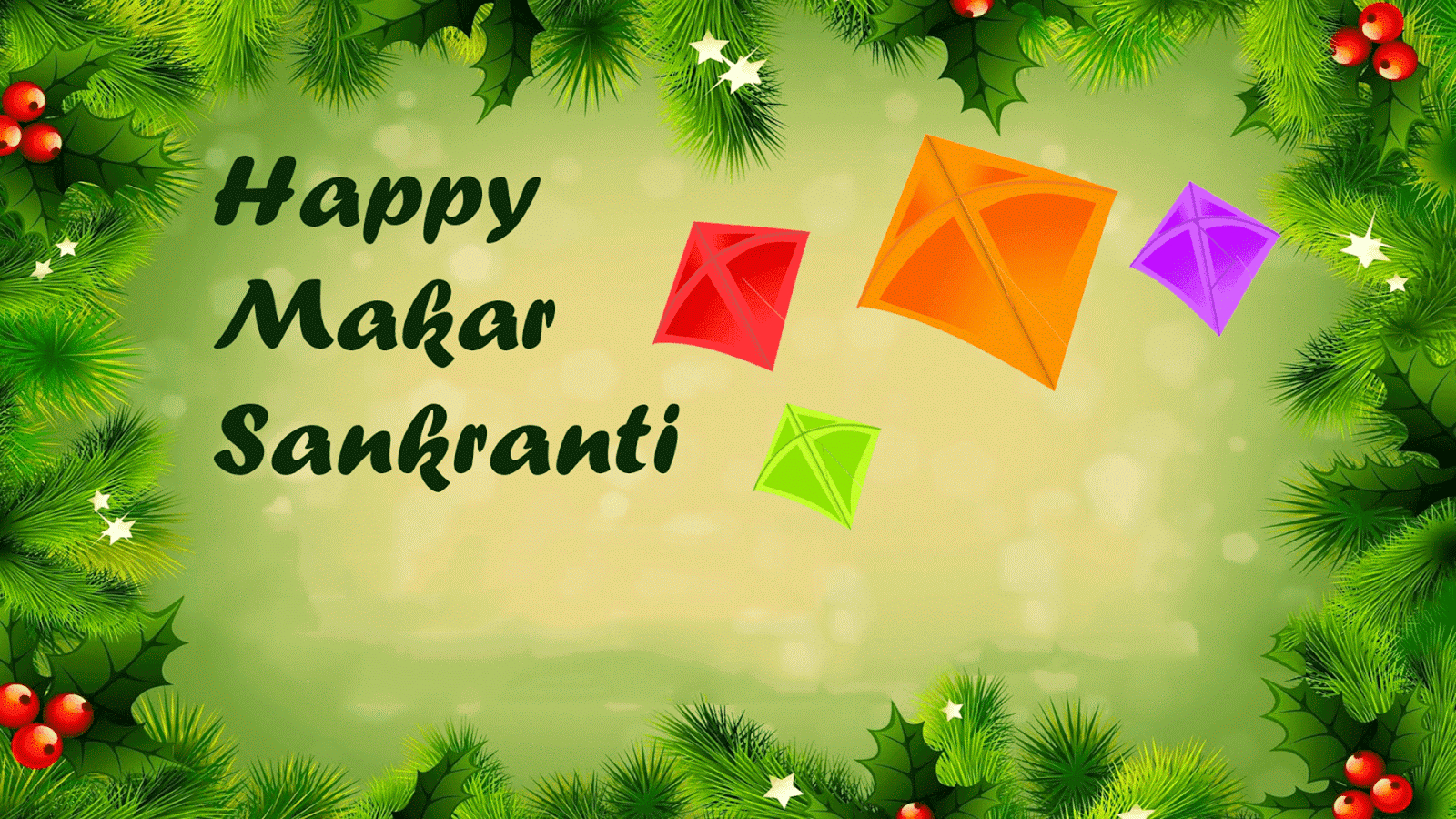 1600x900 Happy Makar Sankranti HD Wallpaper, Desktop