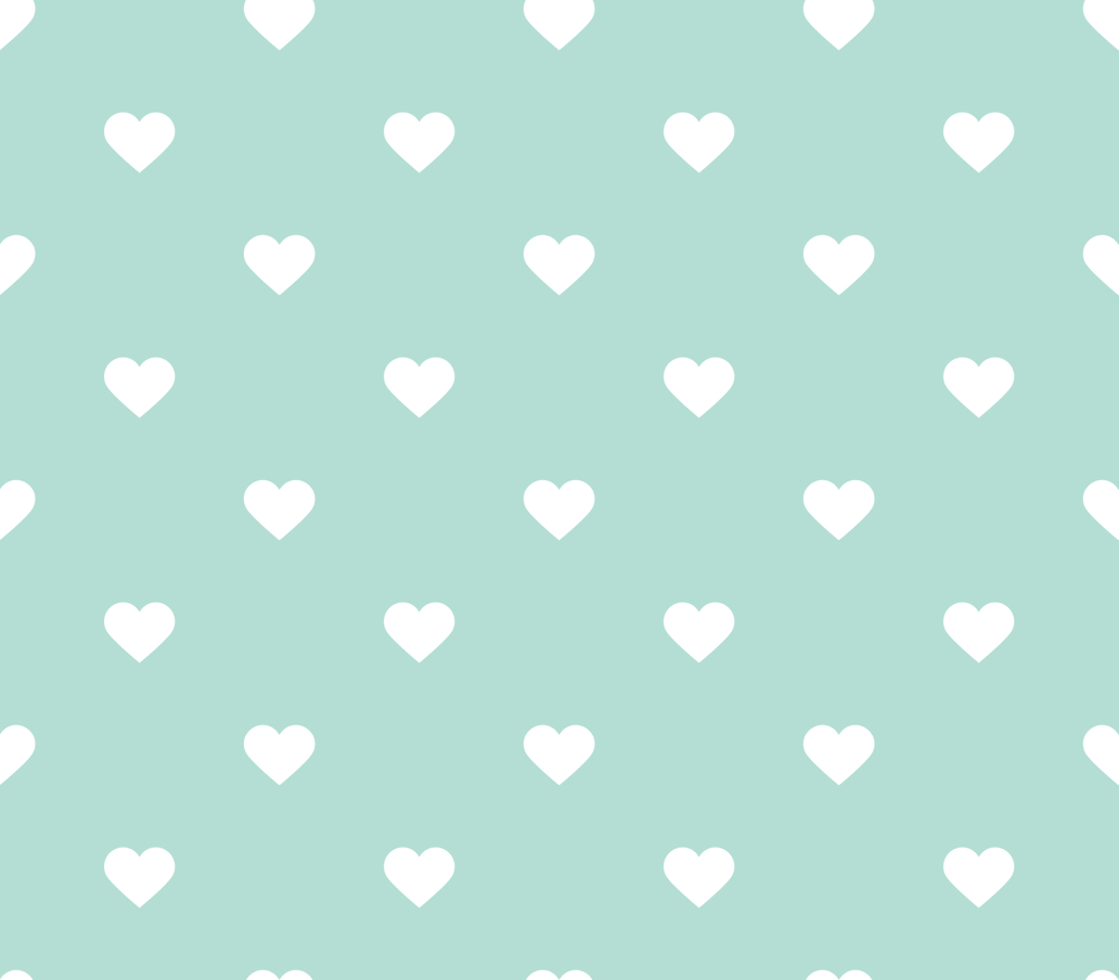 1040x910 Mint Green Hearts Wallpaper Free Mint Green Hearts Background, Desktop