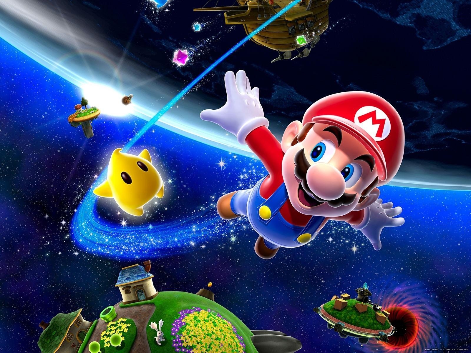 1600x1200 Super Mario Bros. image Super Mario Galaxy Wallpaper HD wallpaper, Desktop