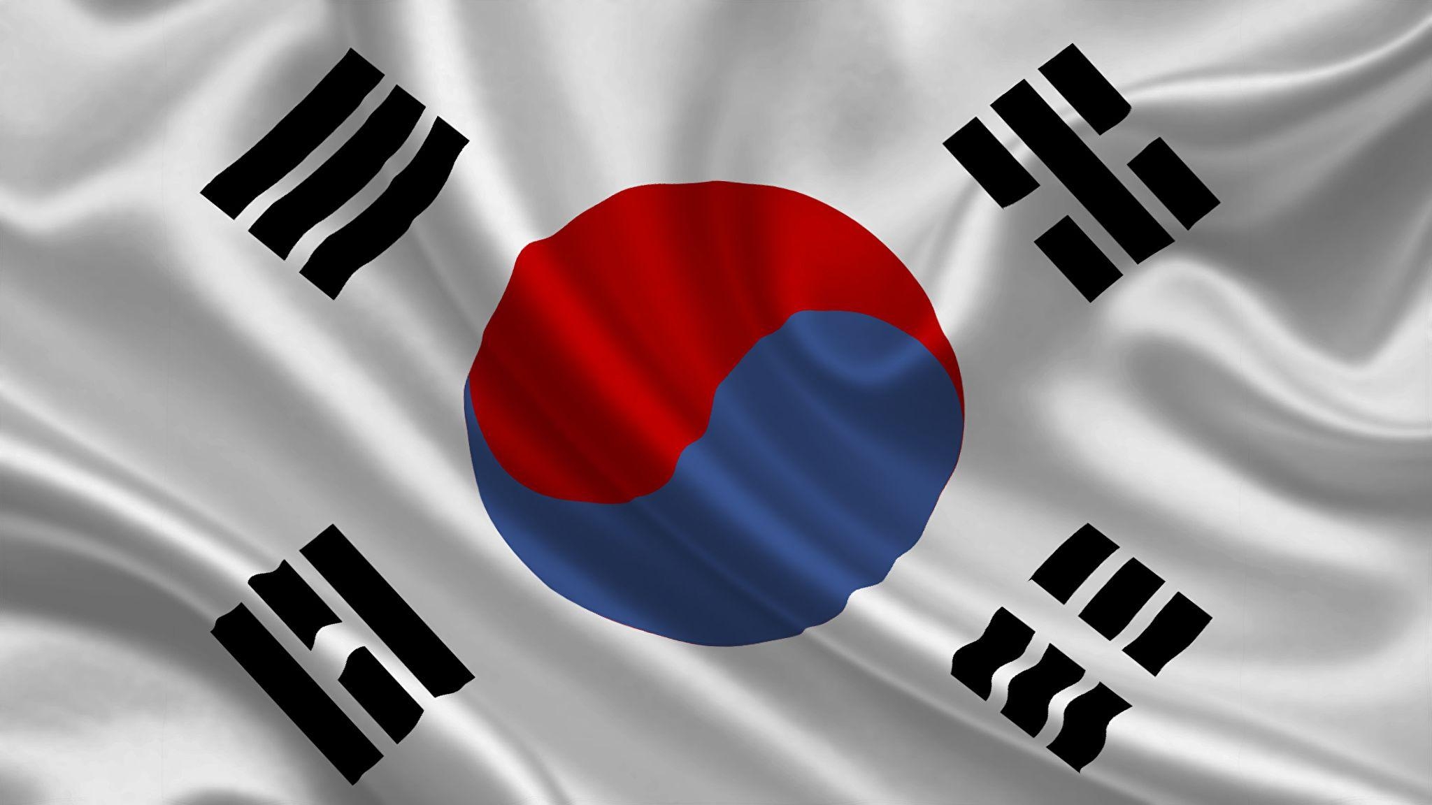 2050x1160 Photo South Korea Flag, Desktop