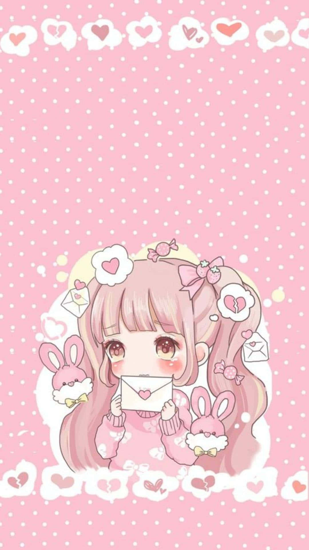 1080x1920 Download Pink Anime PFP Aesthetic Wallpaper, Phone