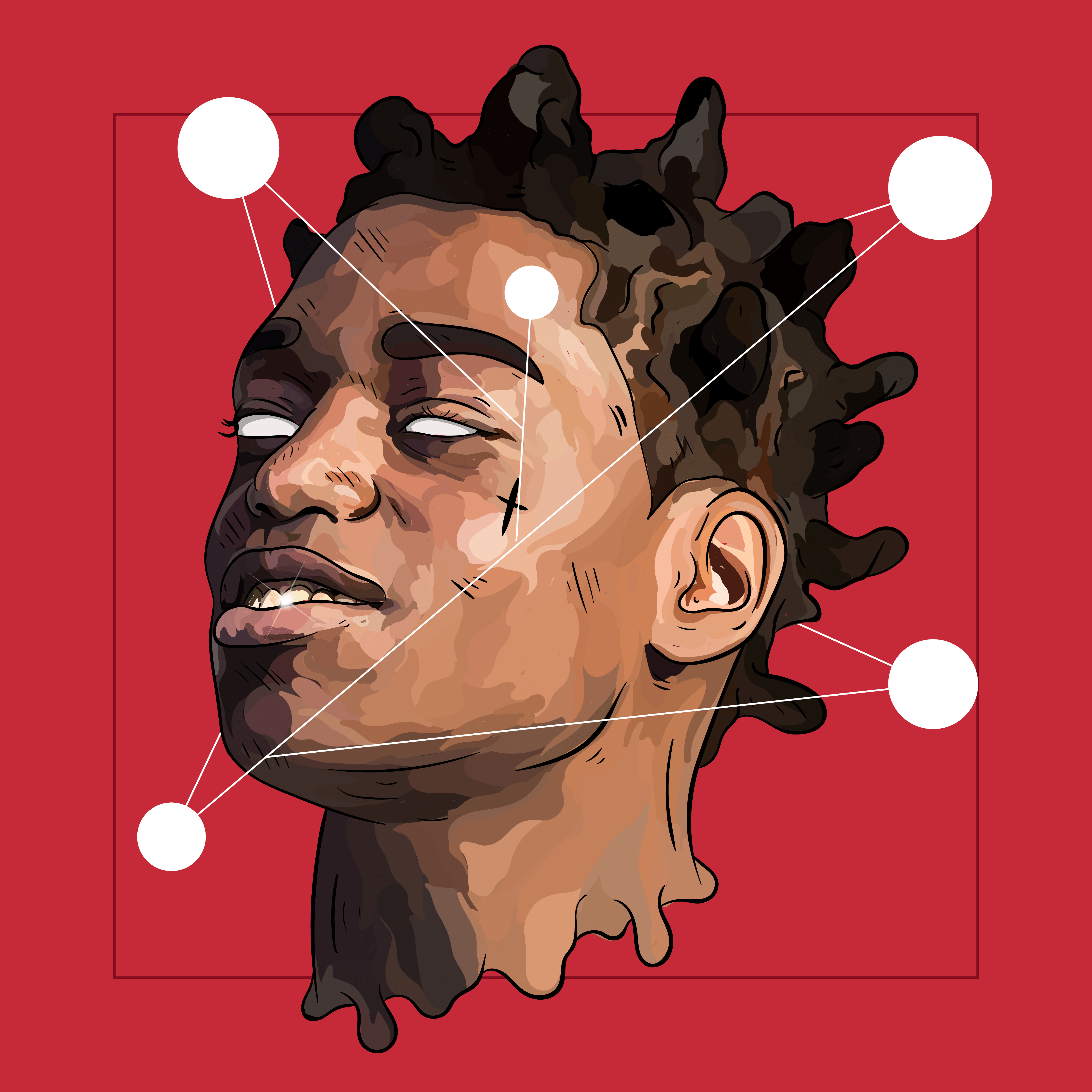 5000x5000 Kodak Black Illustration. My Art. Art, My, Phone