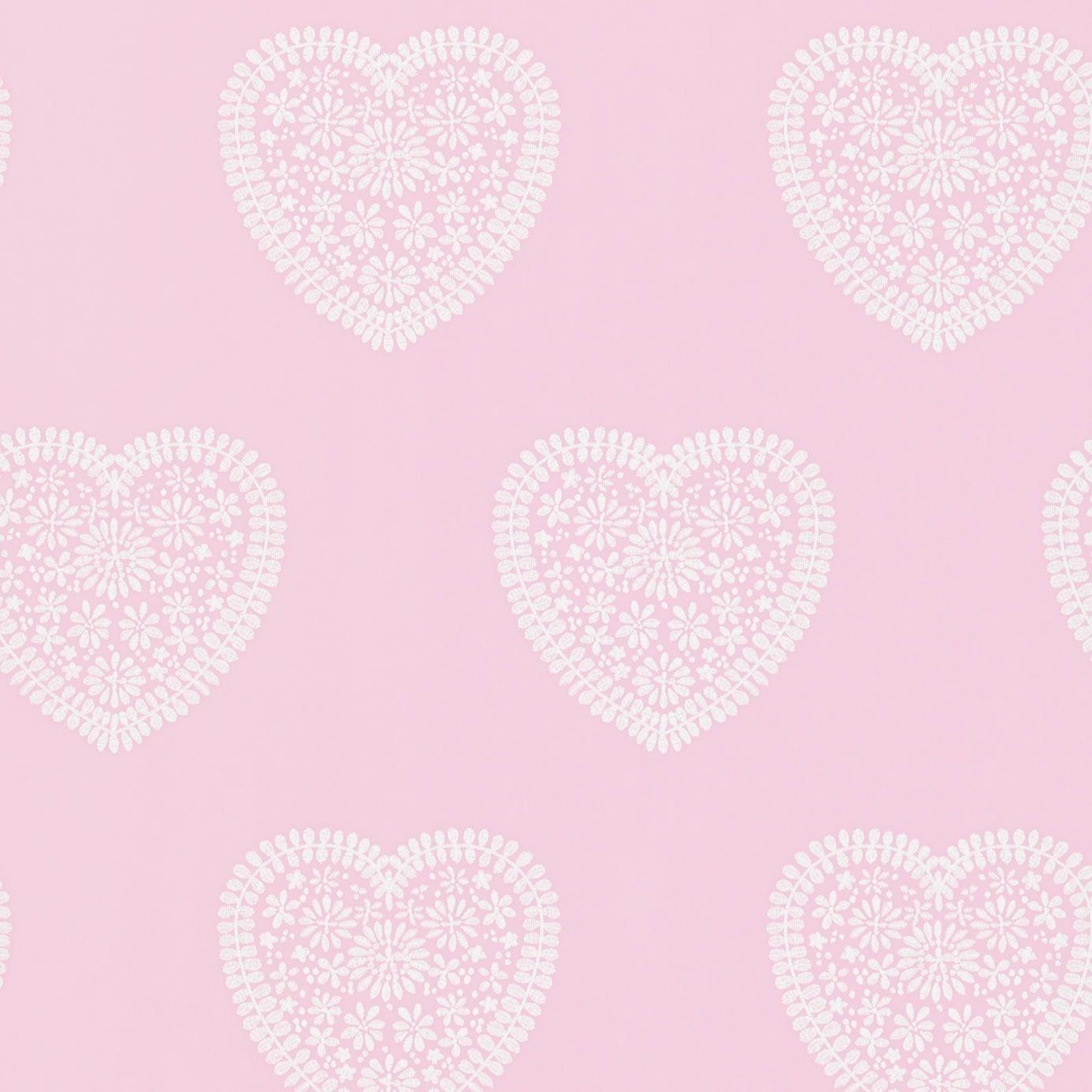 1390x1390 Decor Supplies. Soft Pink Hearts About Me, Phone