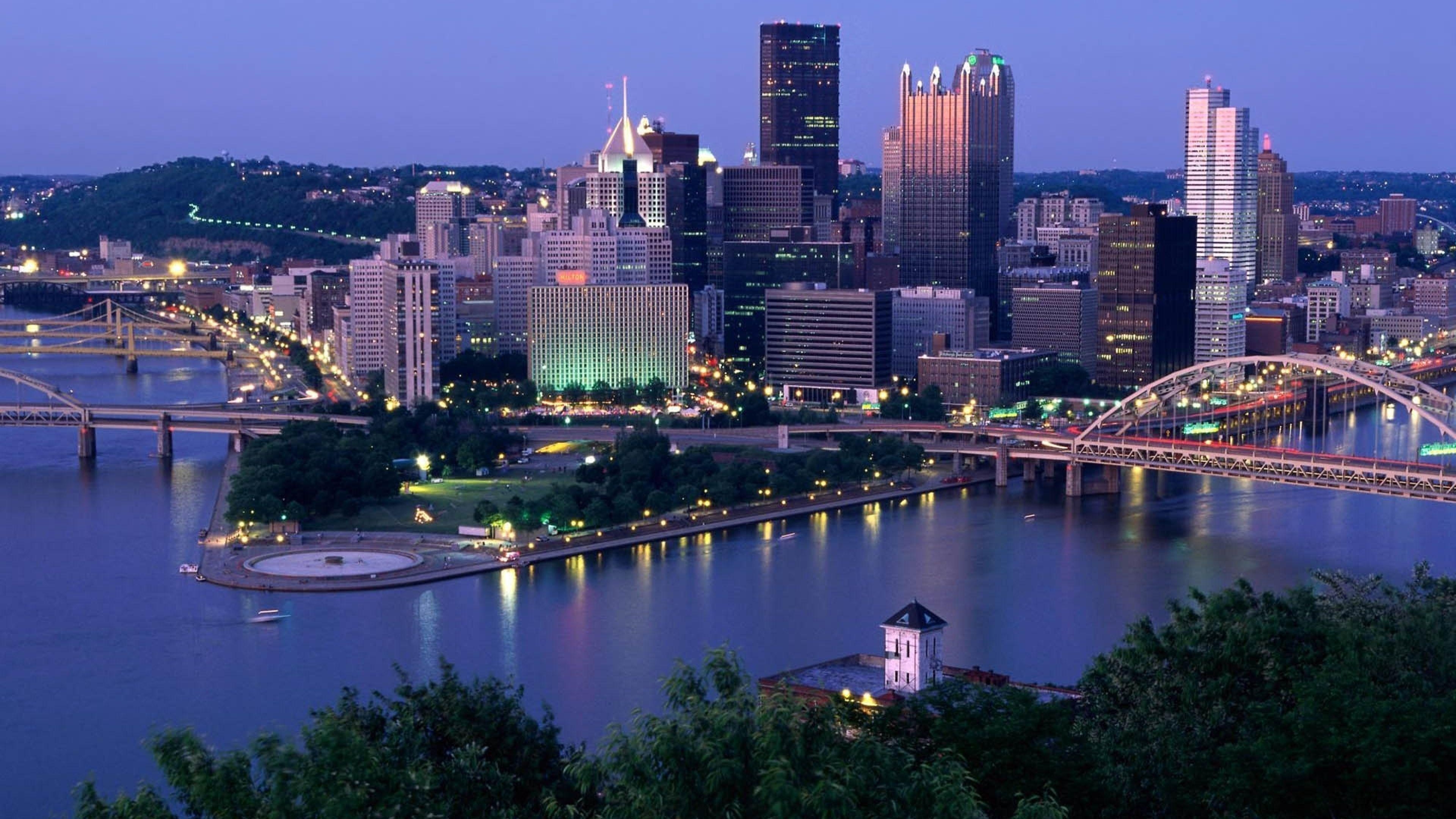 3840x2160 Download Wallpaper  Pennsylvania, Pittsburgh, Skyscrapers, Desktop