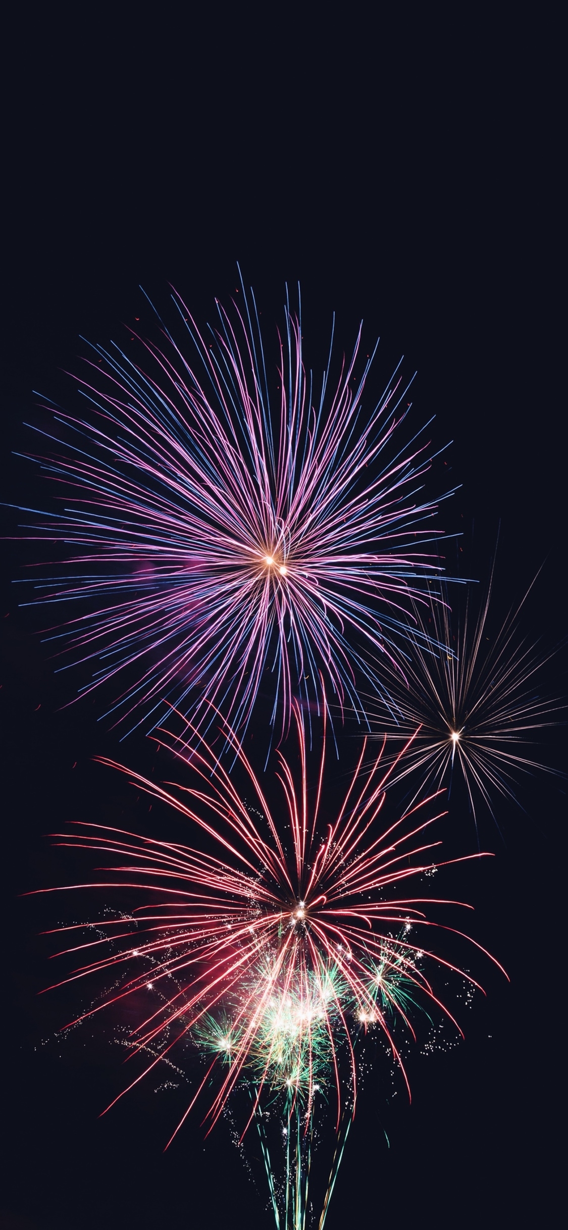 1130x2440 New Year's Eve iPhone wallpaper pack, Phone