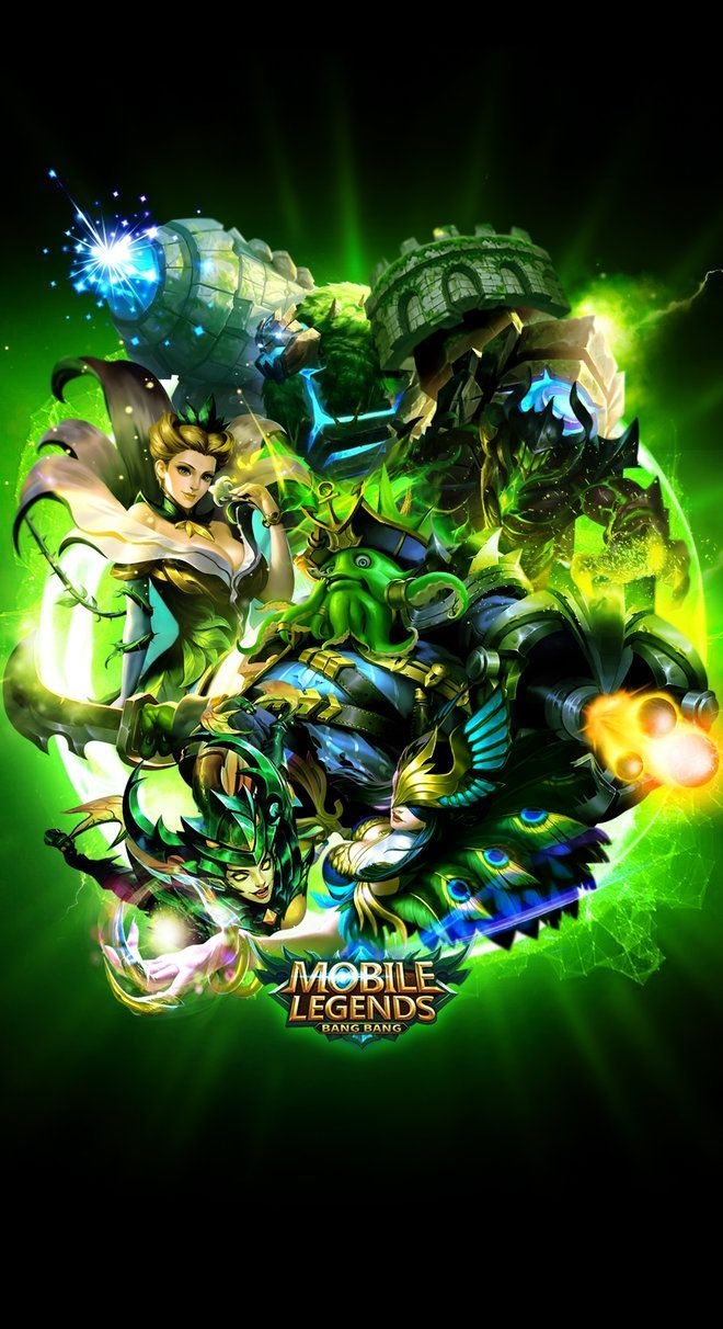 660x1220 Team Green Mobile Legends by xuneo. Mobile legend, Phone