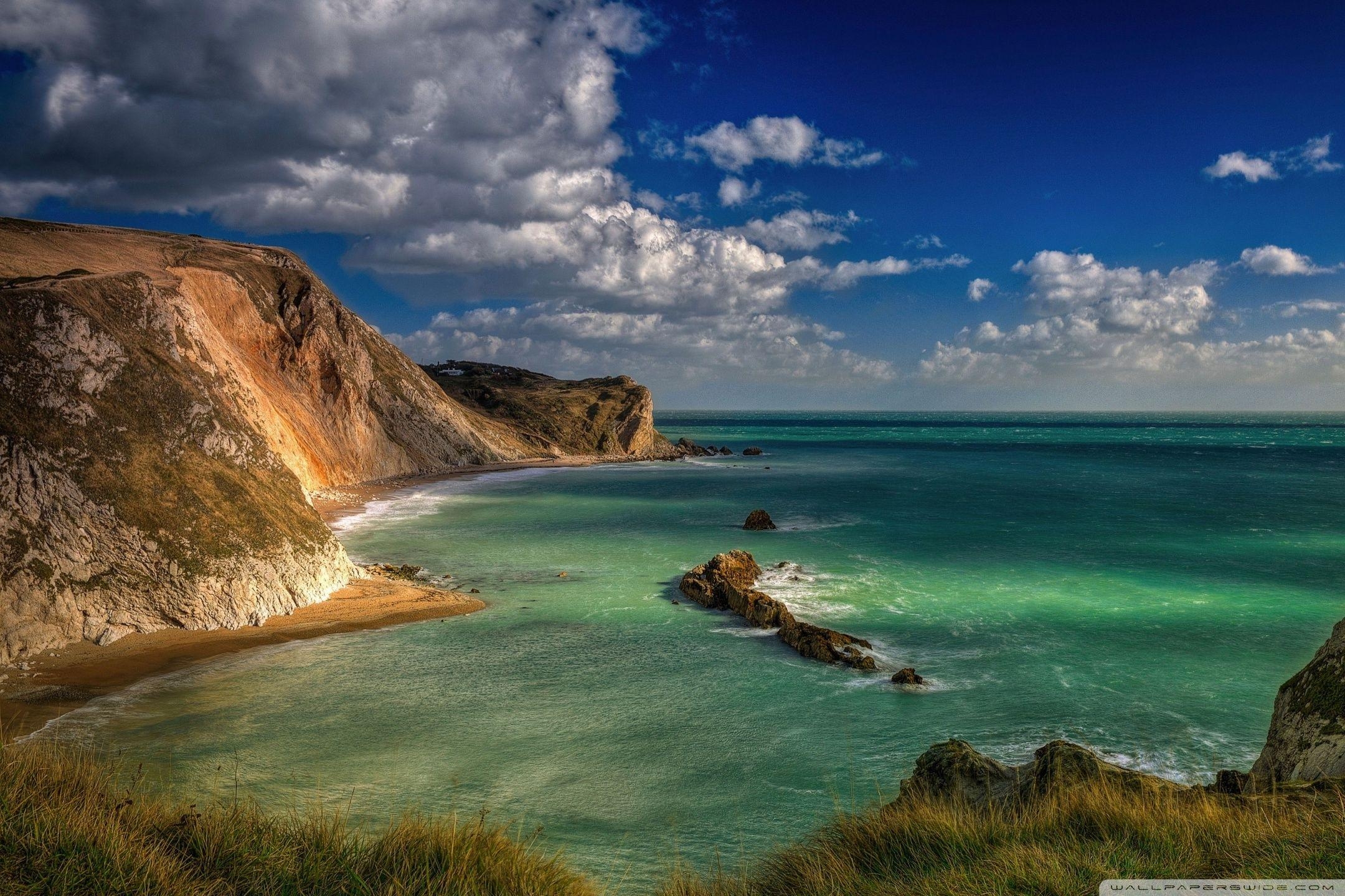 2160x1440 Blue Lagoon Durdle Door Dorset England ❤ 4K HD Desktop Wallpaper, Desktop