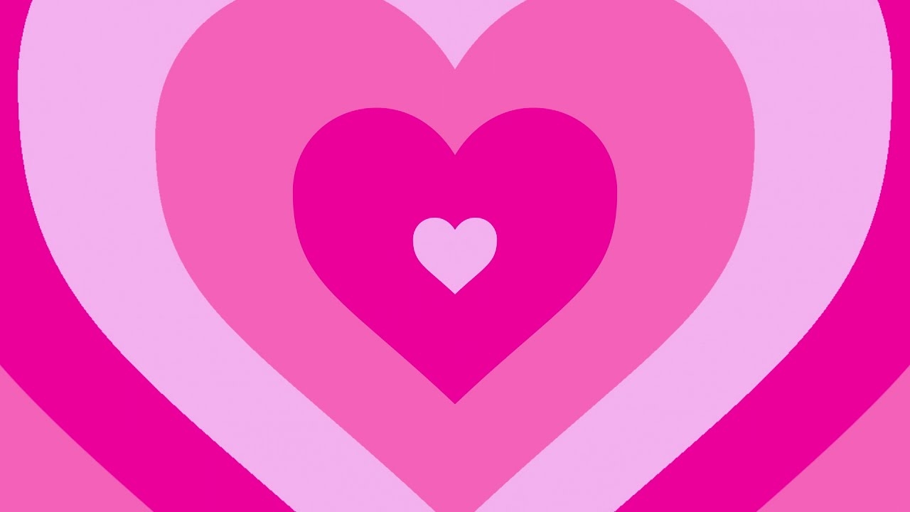 1280x720 Y2K PARTY Pink and Magenta Ending Heart Scene HQ Background [1 HOUR LOOP], Desktop