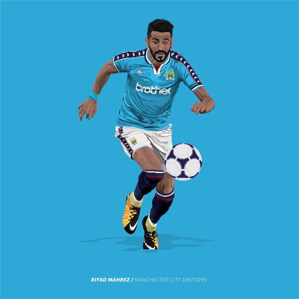 1030x1030 Jimmy's Tweet Mahrez X Man City 1997 98, Phone