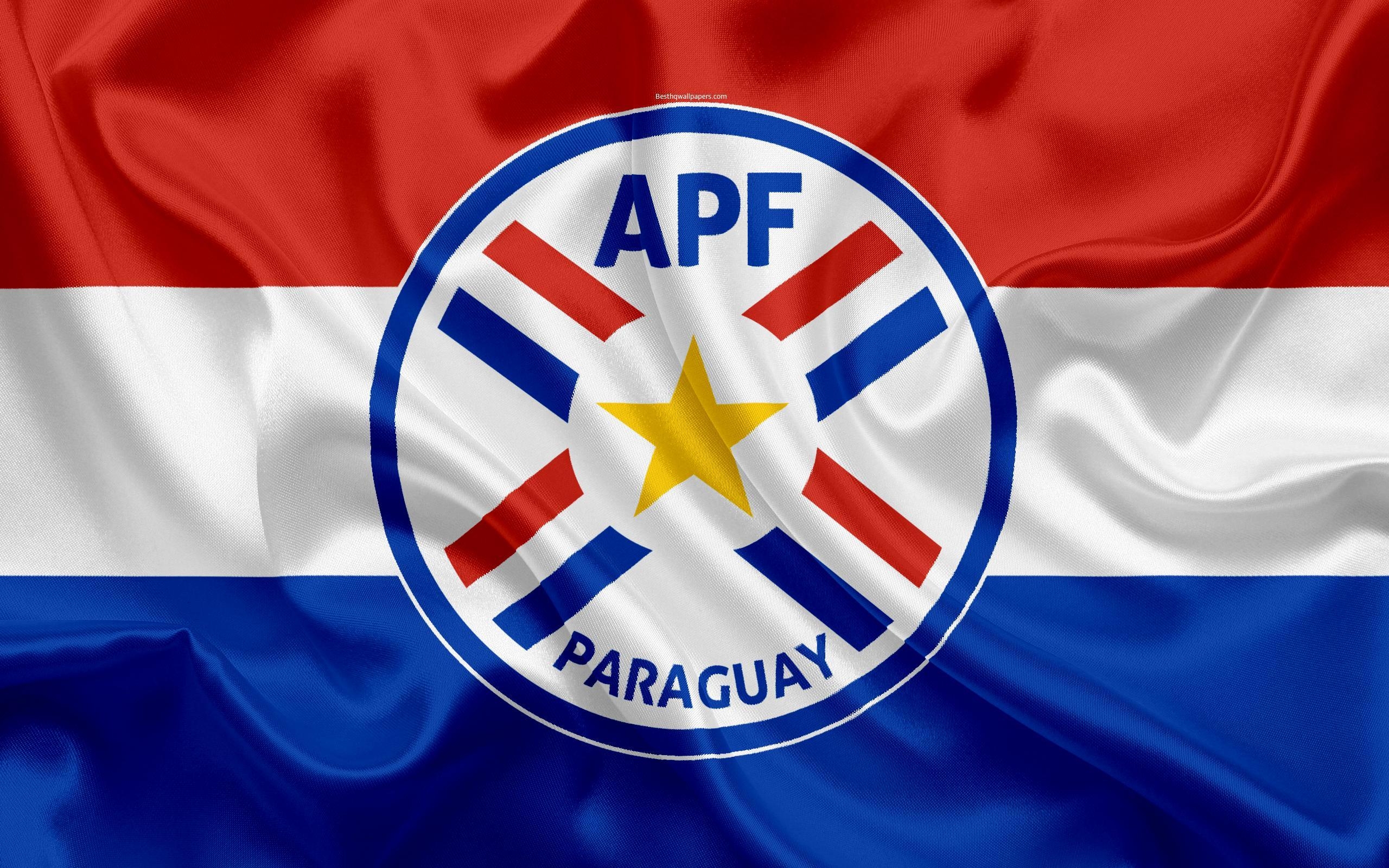 2560x1600 Download wallpaper Paraguay national football team, logo, emblem, Desktop