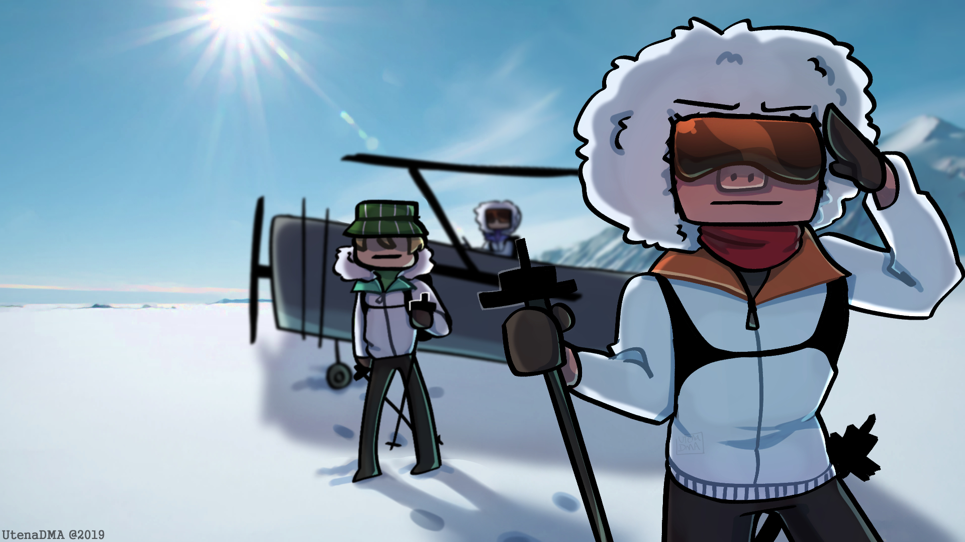 1920x1080 TechnoBlade in the Antarctic by UtenaDMA on Newgrounds, Desktop