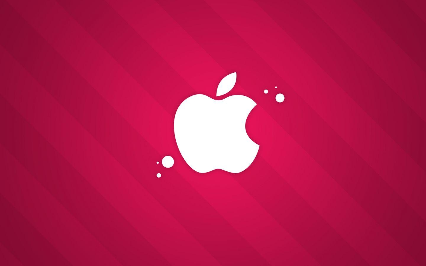 1440x900 Red apple wallpaper [ apple logo ] mac men magazine, Desktop