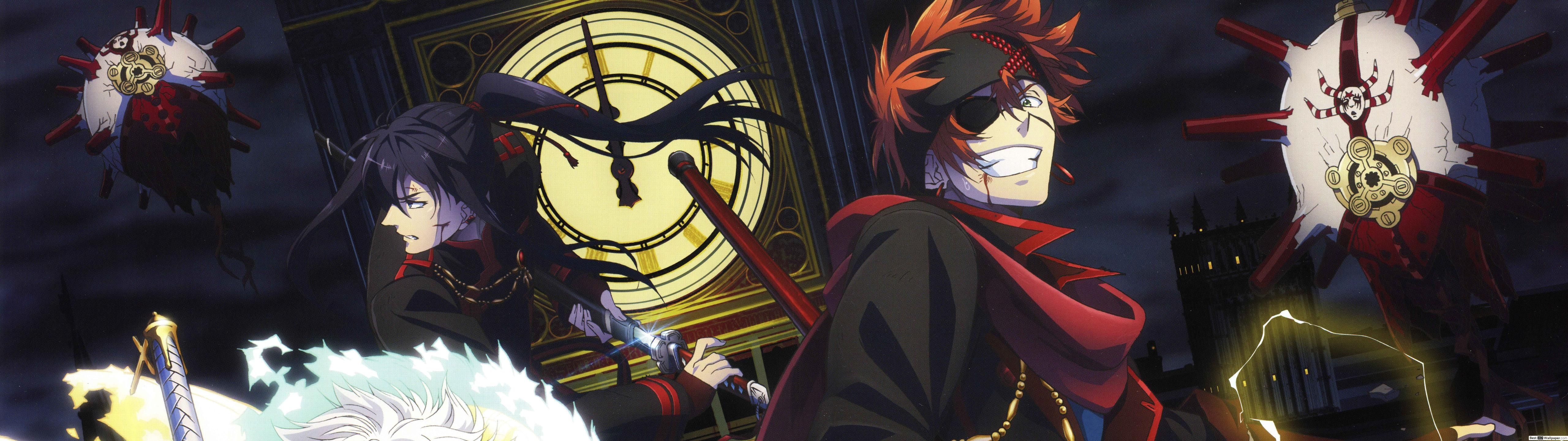 5120x1440 D. Gray Man Anime HD wallpaper download, Dual Screen