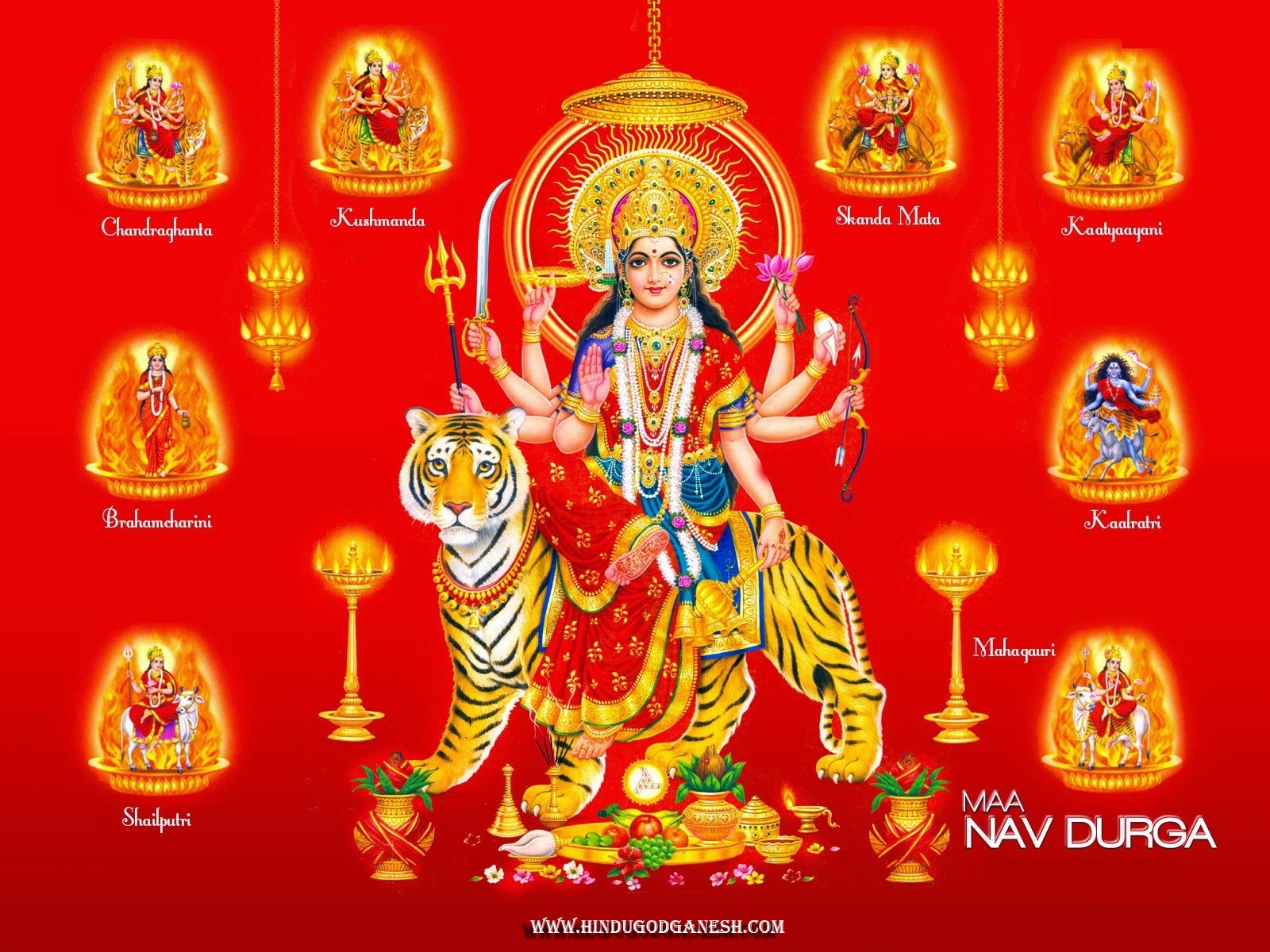 1600x1200 Maa Nav Durga Wallpaper & Photo for desktop free, Desktop