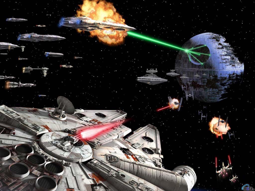 1030x770 Star Wars Space Battle Wallpaper, Desktop