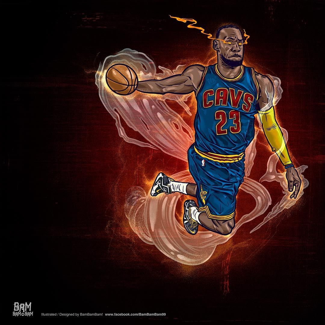 1080x1080 Cartoon LeBron James Wallpaper Free Cartoon LeBron James Background, Phone