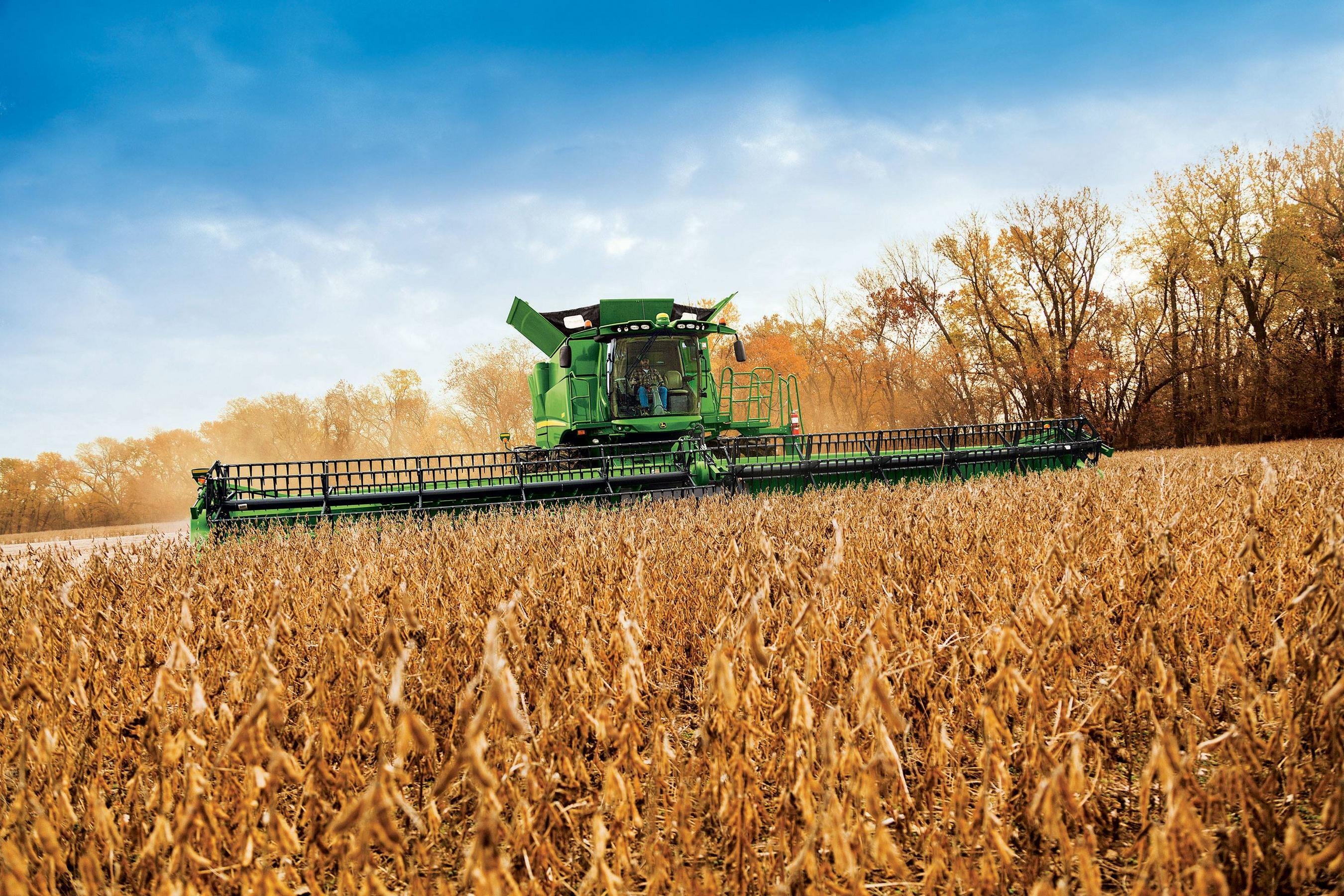 2700x1800 John Deere Combine Wallpaper Free John Deere Combine Background, Desktop