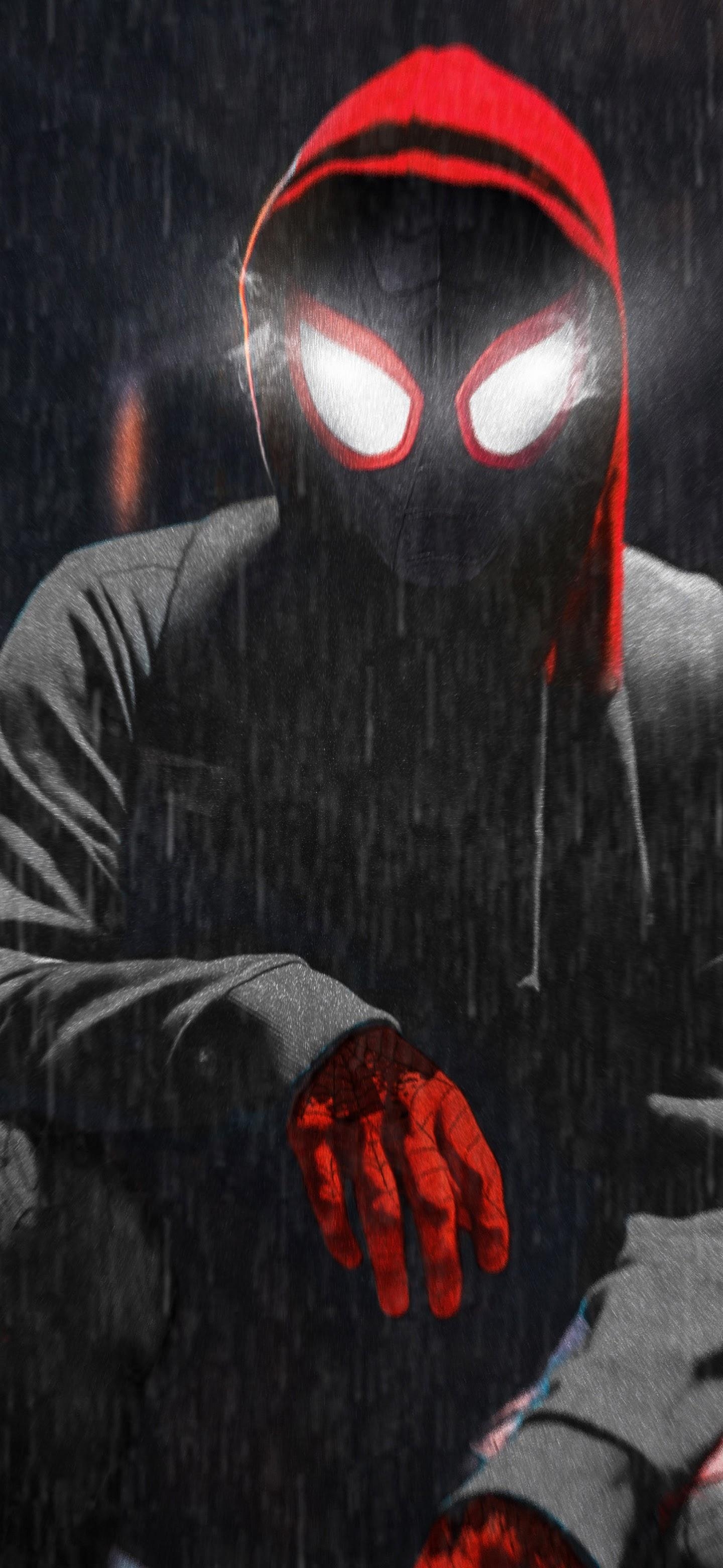 1440x3120 Miles Morales Spider Man: Into The Spider Verse 4K Wallpaper, Phone