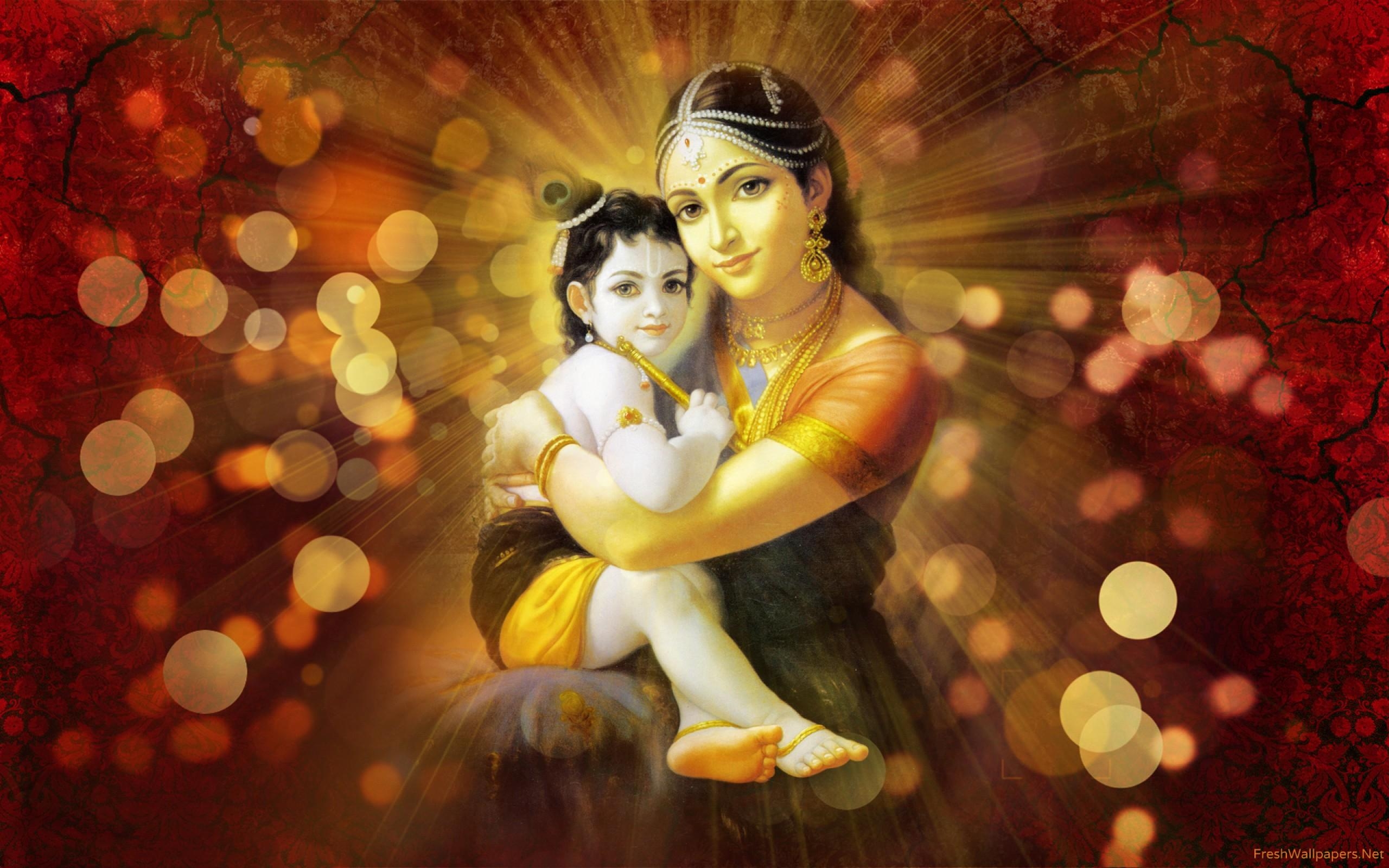 2560x1600 Cute Baby Krishna wallpaper, Desktop