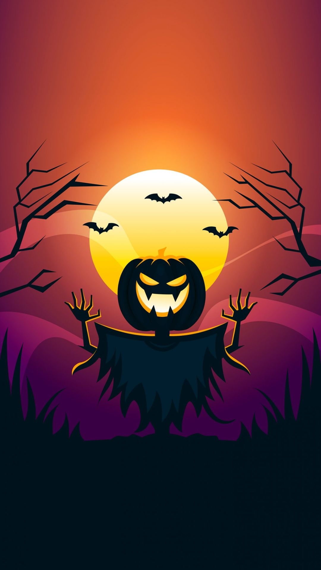 1080x1920 Happy Halloween 2021 Wallpaper Halloween Background Download, Phone