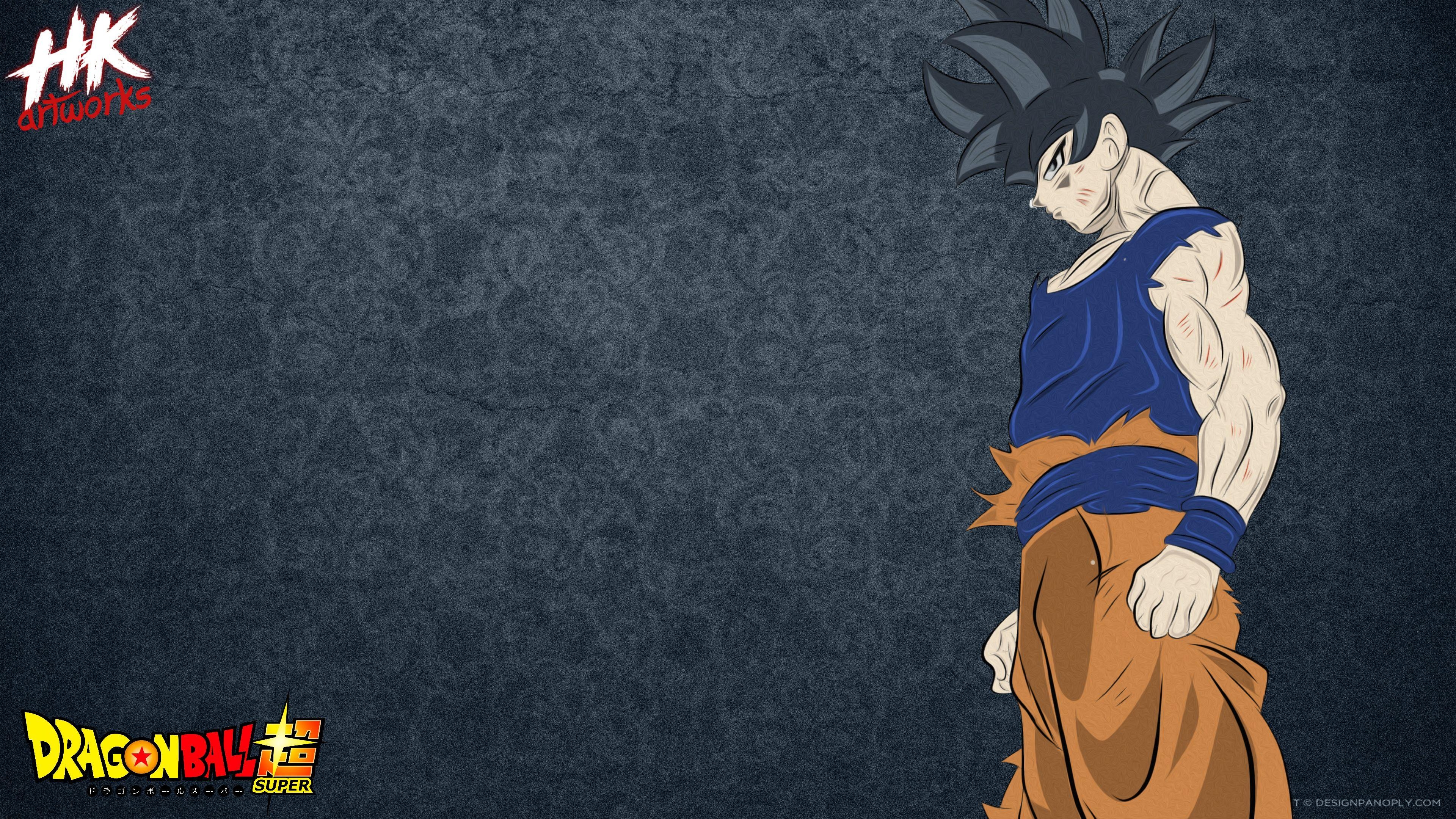 3840x2160 Goku Ultra Instinct Quick Drawing Wallpaper, Desktop