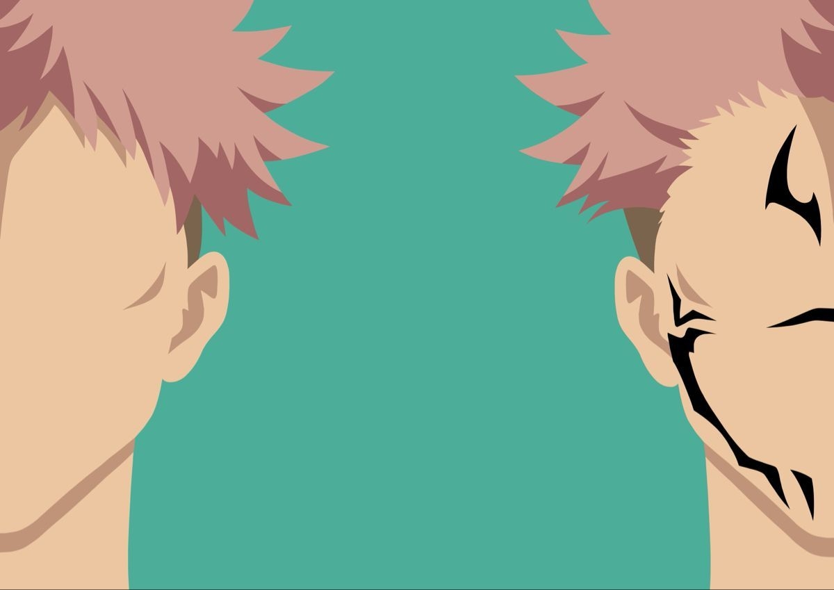 1200x850 Itadori Yuji / Sukuna. Minimalist wallpaper, Kawaii wallpaper, Anime wallpaper, Desktop