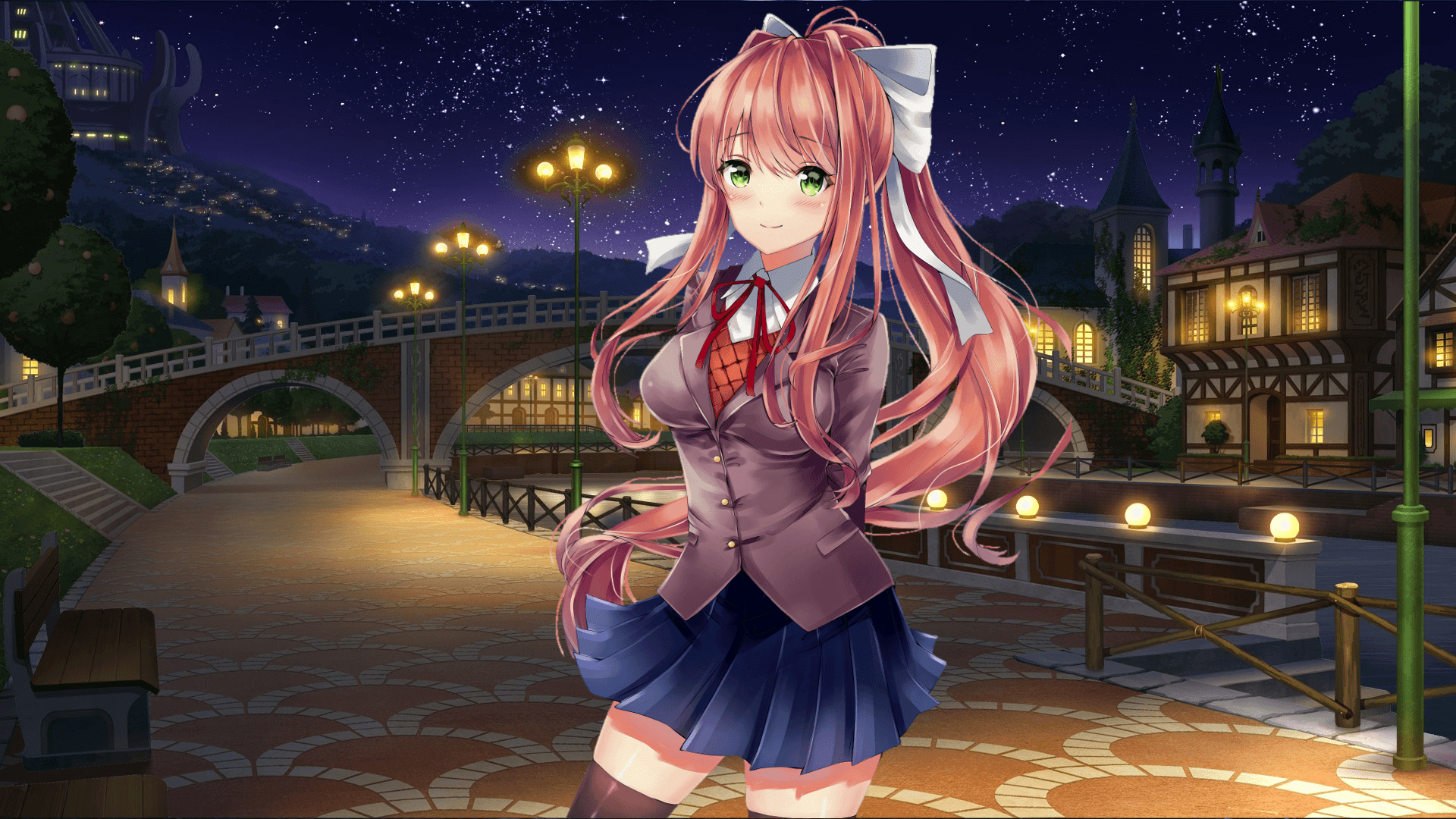 1920x1080 DDLC Just you and me, Desktop