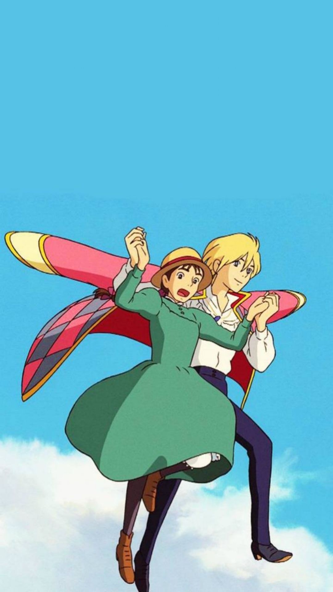 1080x1920 Howls Moving Castle, Phone