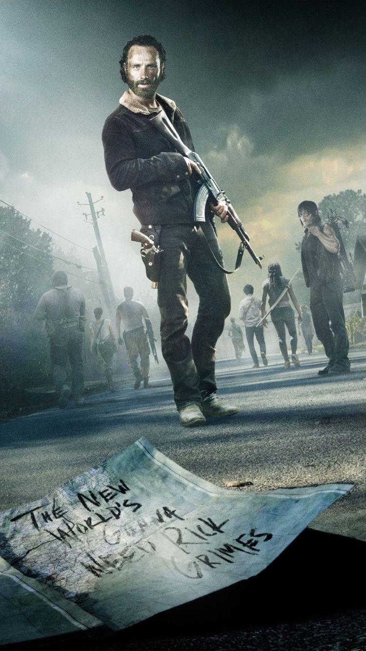 750x1340 The walking dead wallpaper, Phone