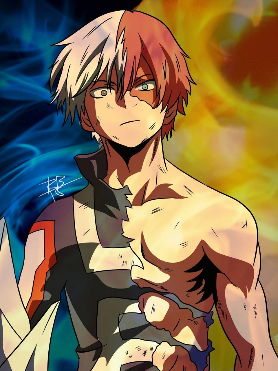 960x1280 Shoto Todoroki wallpaper, Phone