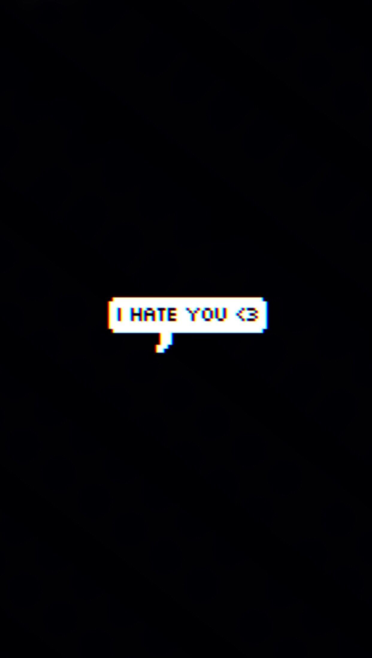 1250x2200 I Hate You Wallpaper, Phone