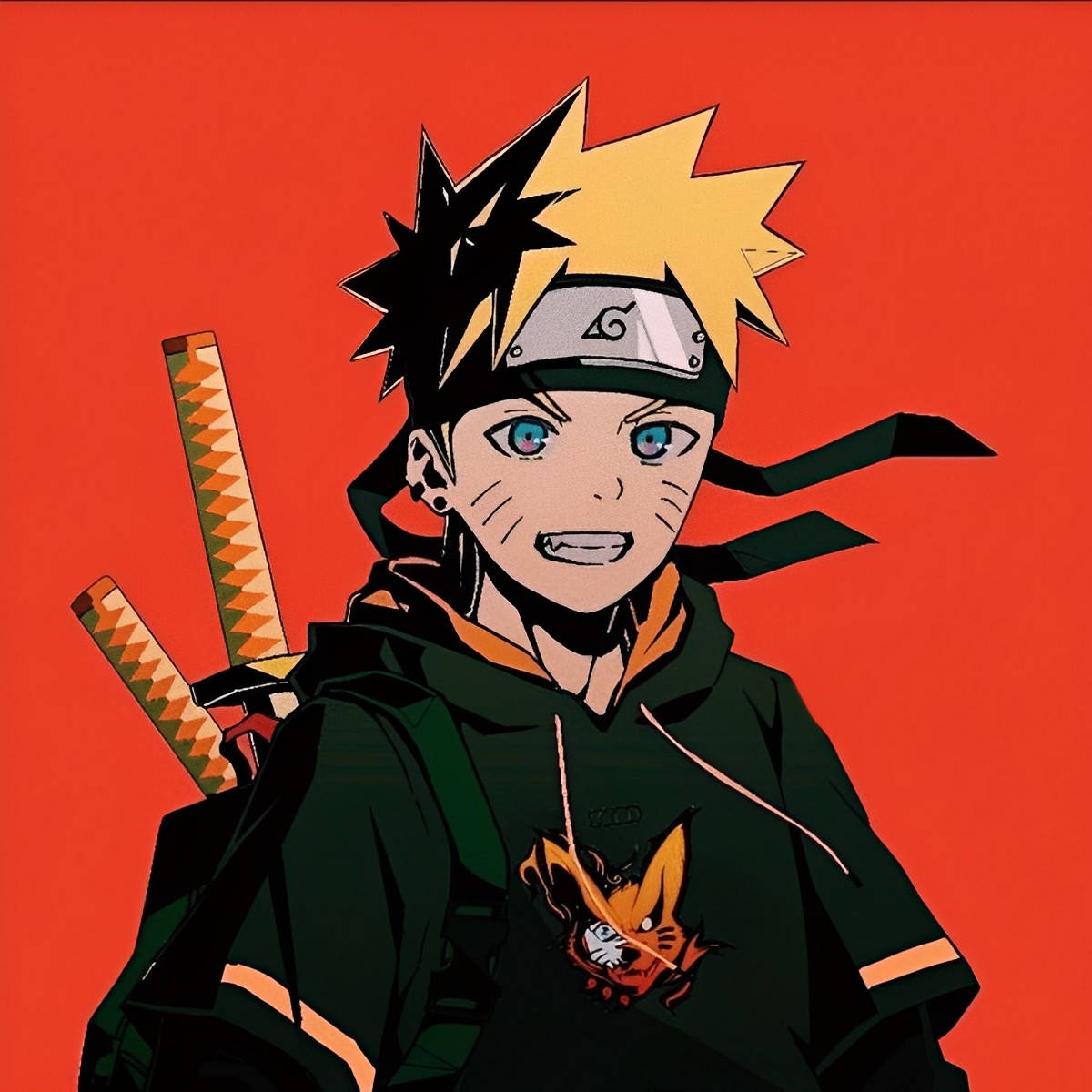 1200x1200 Download Red Naruto Pfp Wallpaper, Phone