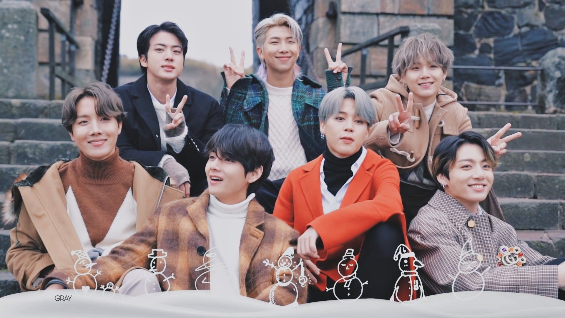 1920x1080 Cute BTS Wallpaper for Laptops 2020, Desktop