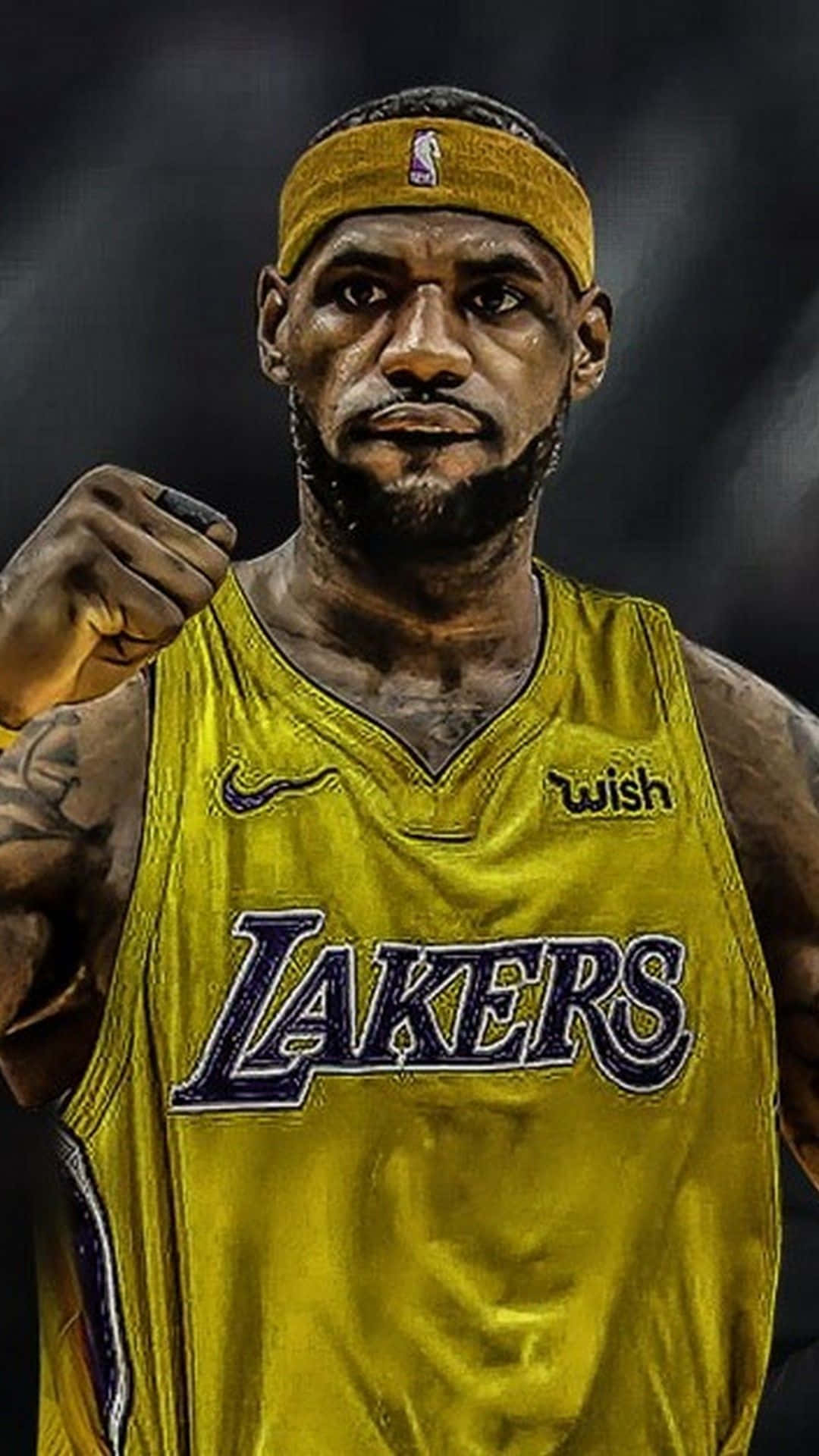 1080x1920 Download Lebron James showing off his new iPhone Wallpaper, Phone