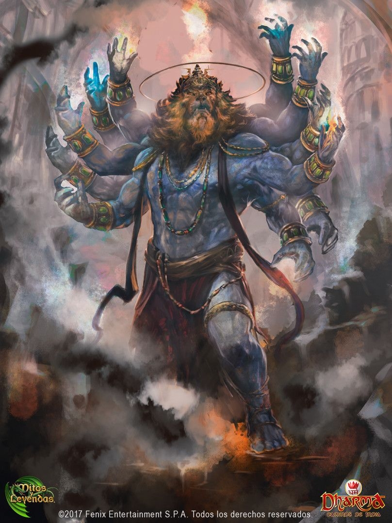 810x1080 NARASIMHA, cristian huerta. Lord hanuman wallpaper, Shiva art, Lord shiva painting, Phone