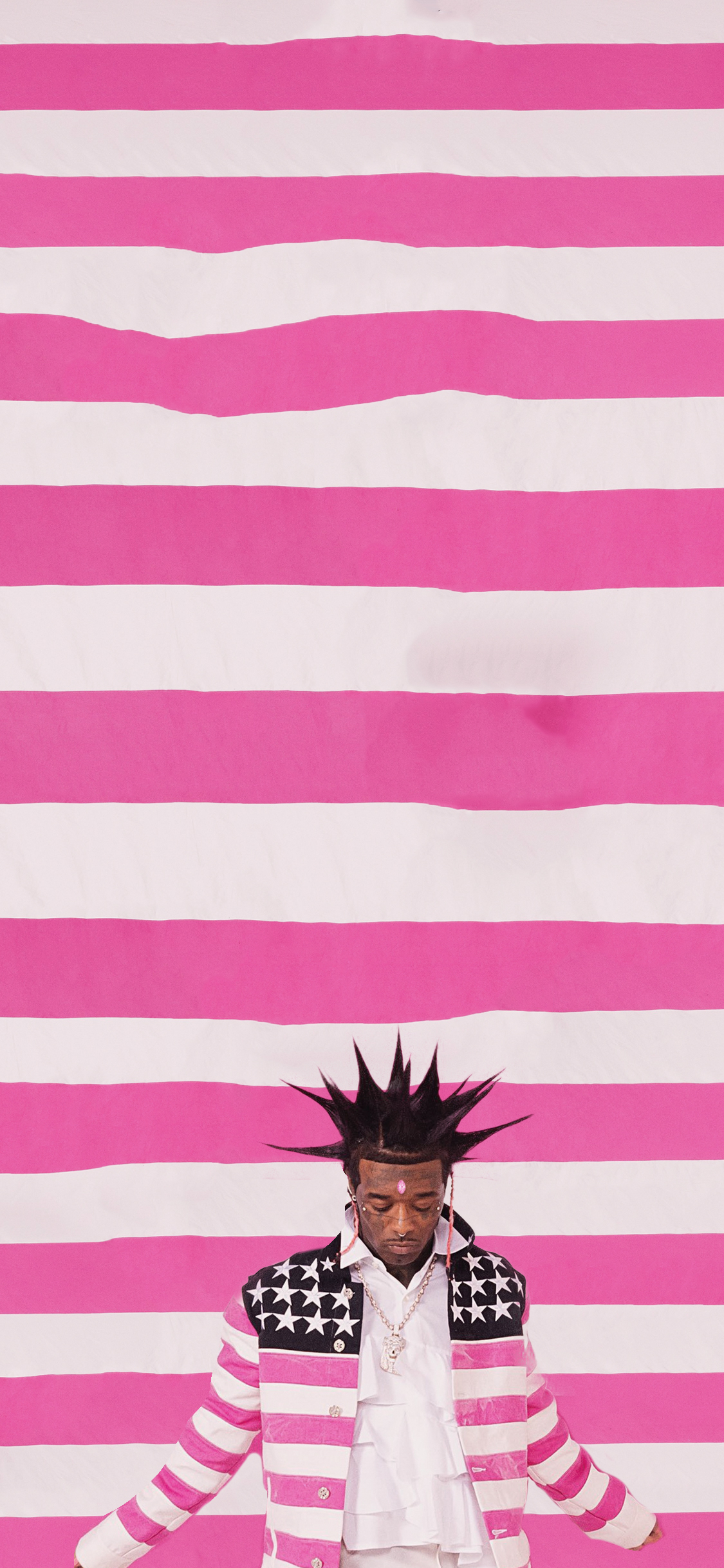 1130x2440 CM Designs Uzi Vert The Pink Tape iPhone Wallpaper, Phone