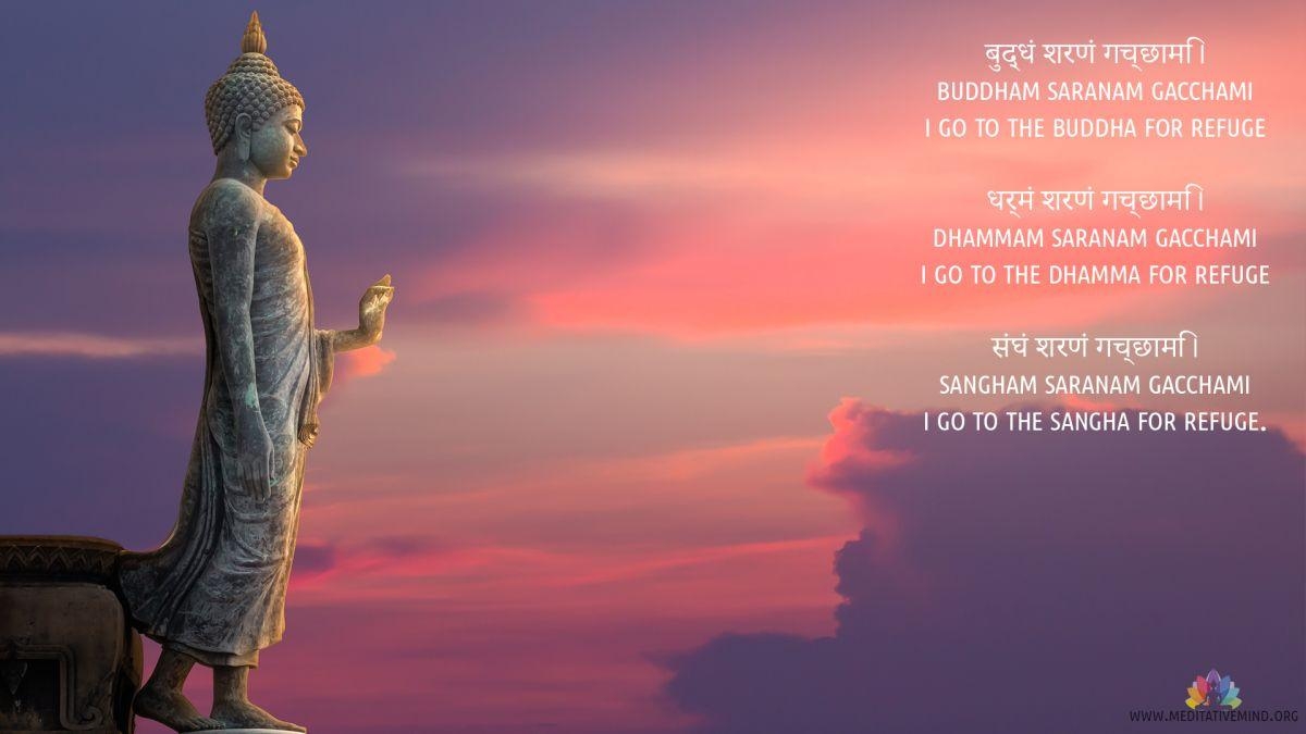 1200x680 Buddham Sharanam Gacchami Mantra Wallpaper and Meaning. Mantra, Desktop