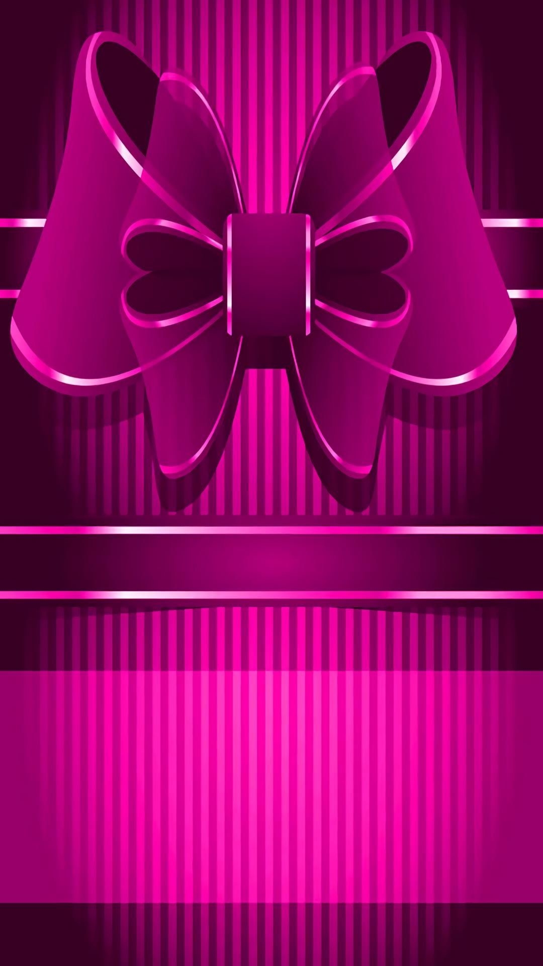 1080x1920 1080x Bow Wallpaper, Wallpaper Background, iPhone Wallpaper Bow Pink, Phone