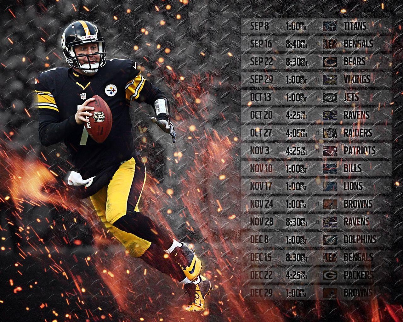 1280x1030 Steelers Schedule, Desktop