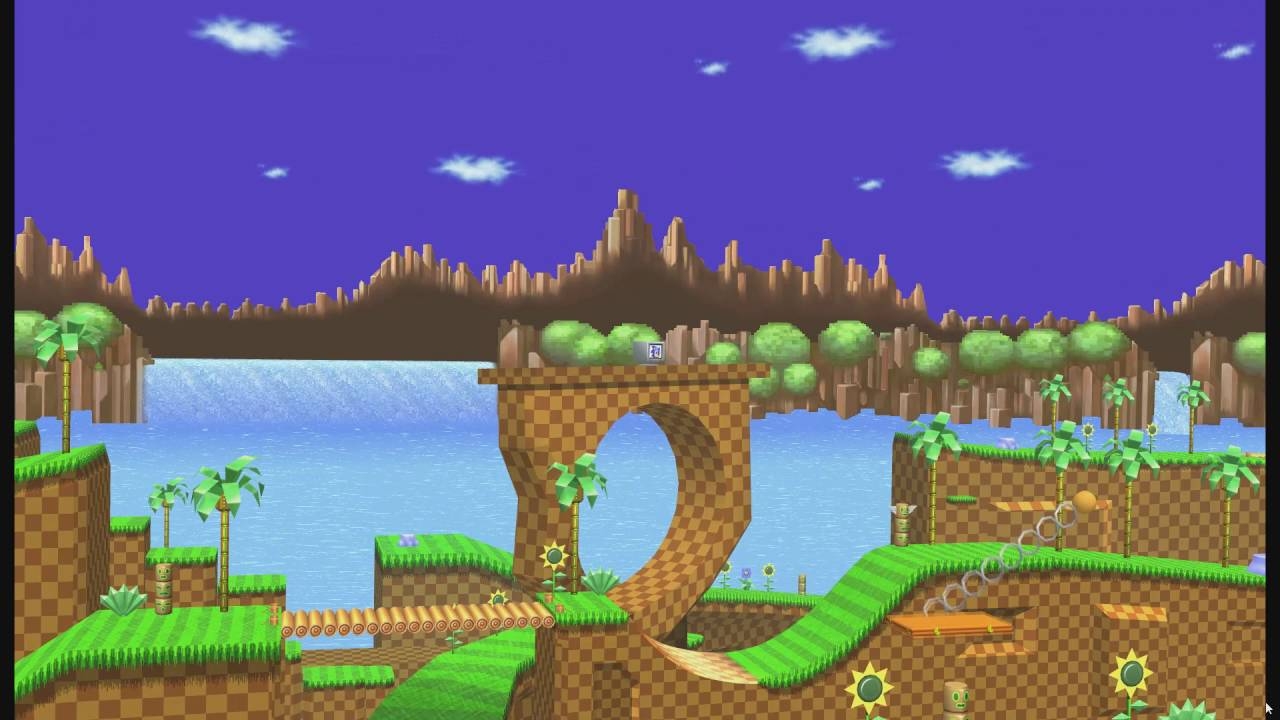 1280x720 Video Wallpaper: Sonic the Hedgehog Hill Zone, Desktop