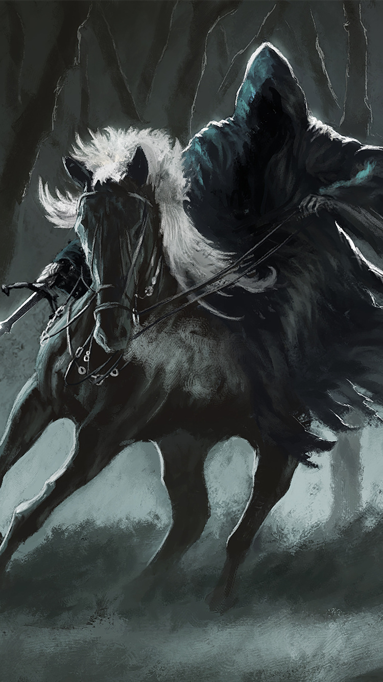 750x1340 Dark Horse Rider 4k iPhone 6, Phone