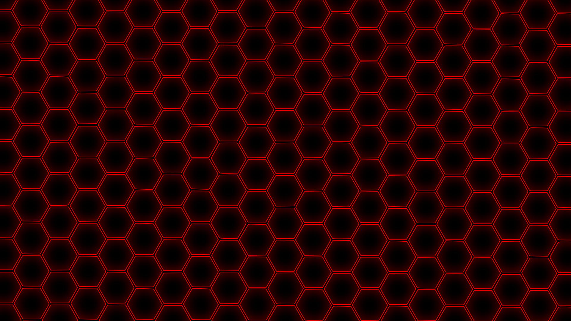 1920x1080 Hex Grid Red, Desktop